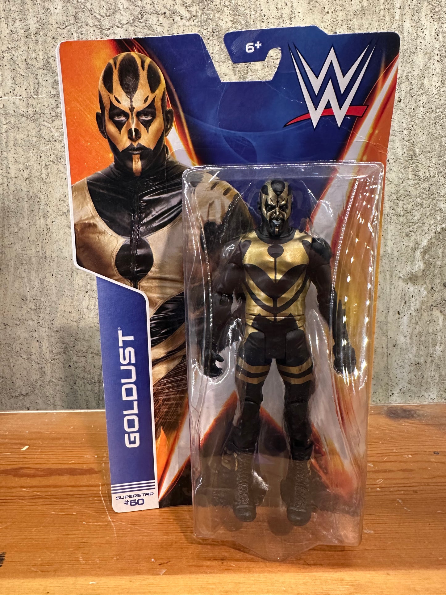 Goldust WWE Basic Series Superstar #60 Wrestling Action Figure Toy MOC