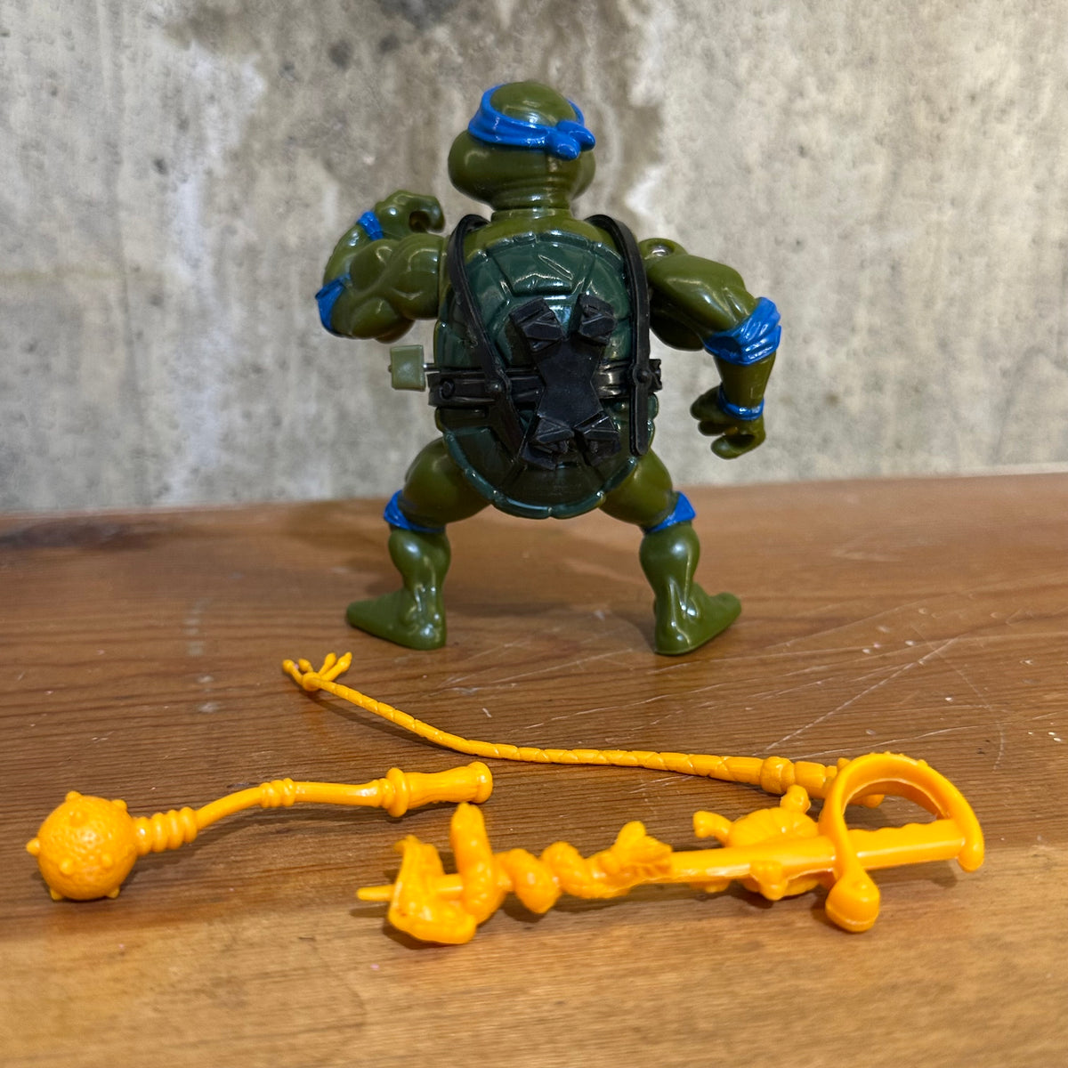 Wacky Action Leo Complete Vintage TMNT Ninja Turtles Action Figure Toy