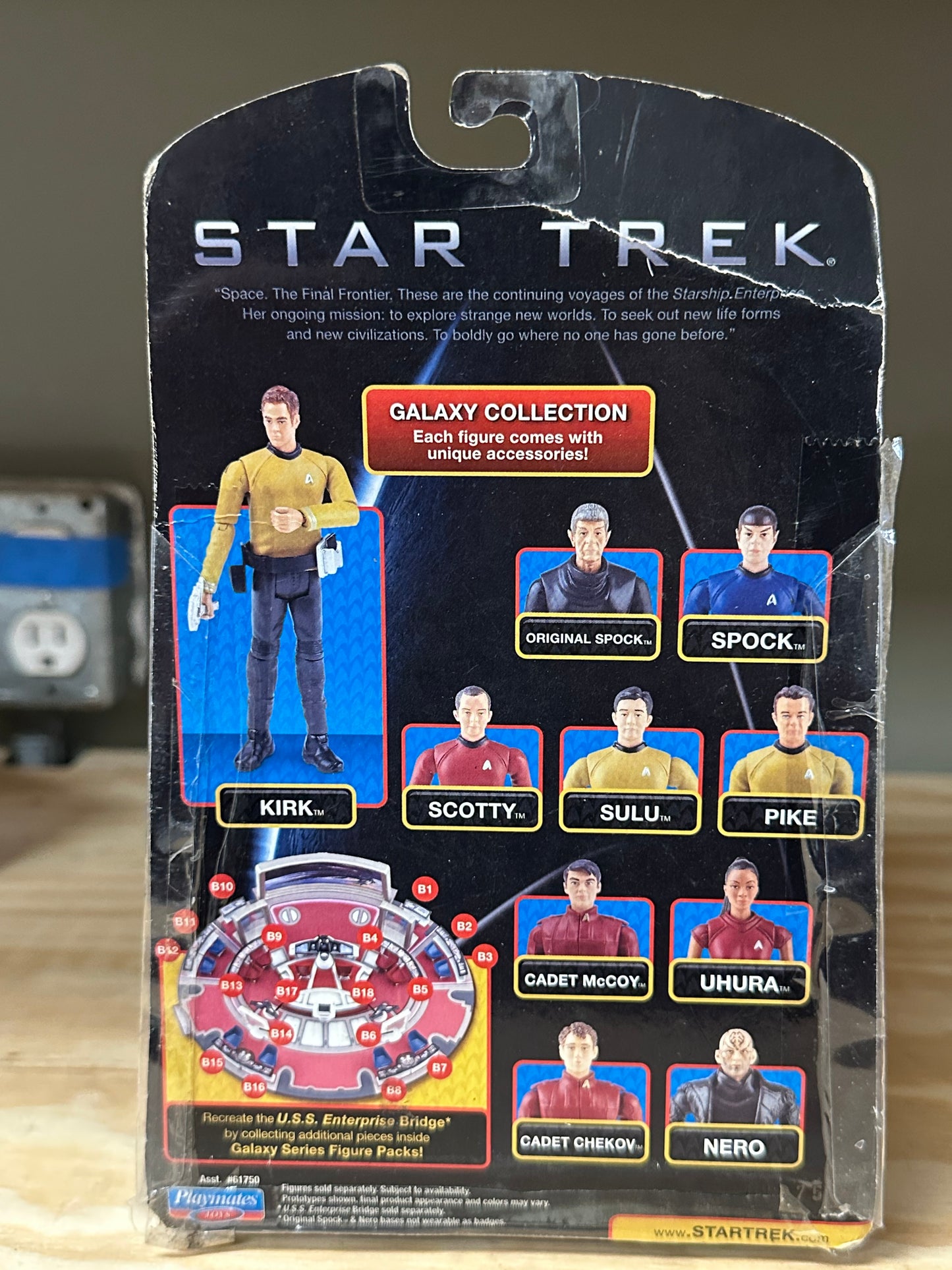 Captain Kirk 4” Star Trek Movie Sealed Action Figure Toy