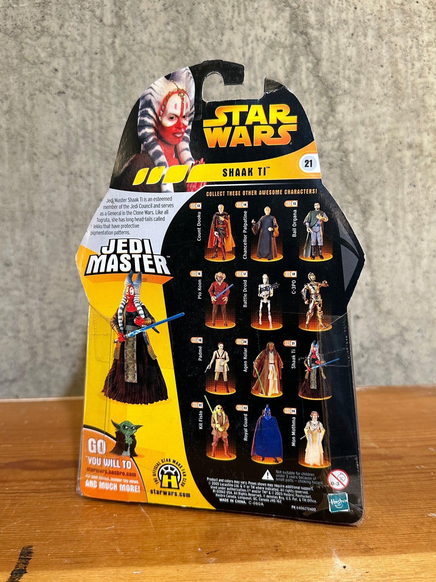 Shaak Ti Star Wars Revenge of the Sith 3.75” Action Figure Toy