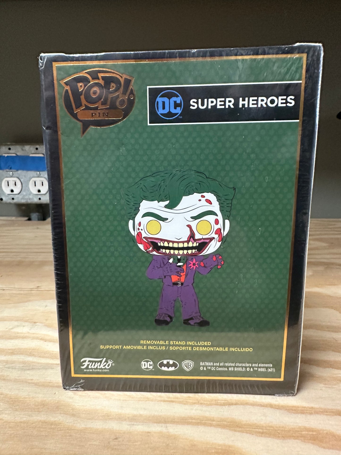 The Joker Dceased Funko Pop Enamel Pin Sealed DC Comics