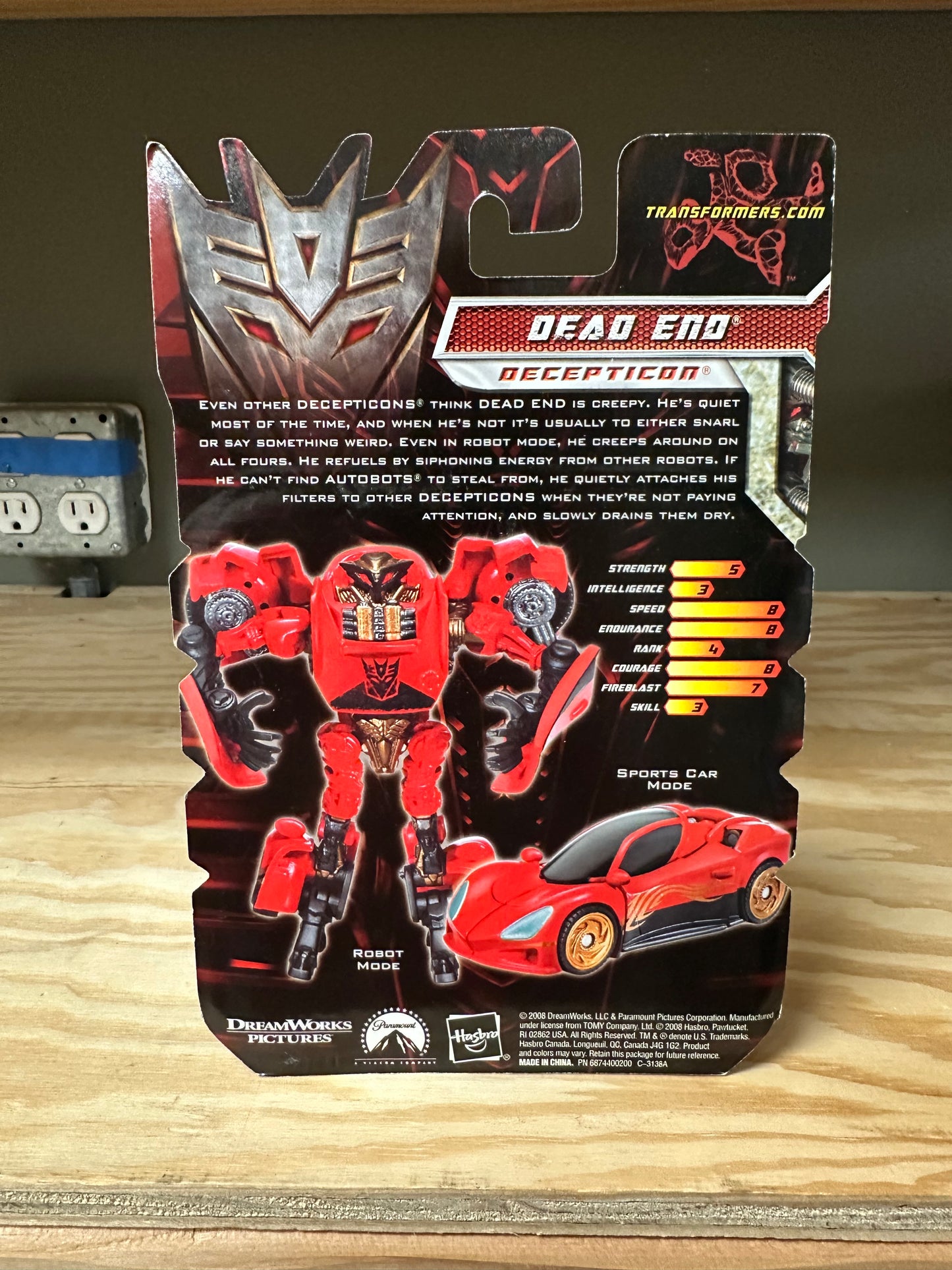 Dead End Transformers Movie Scout Class Action Figure Toy
