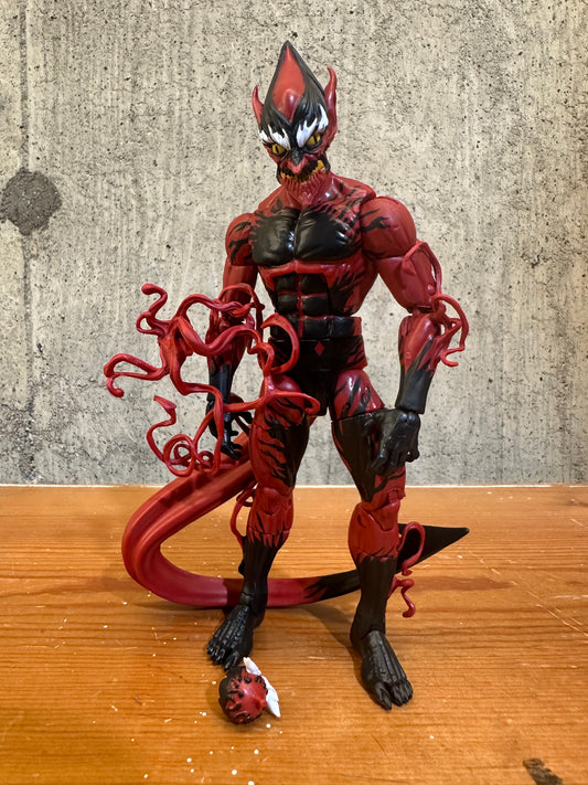 Red Goblin Marvel Legends Symbiote  6” Complete Kingpin BAF Wave 2018 Hasbro
