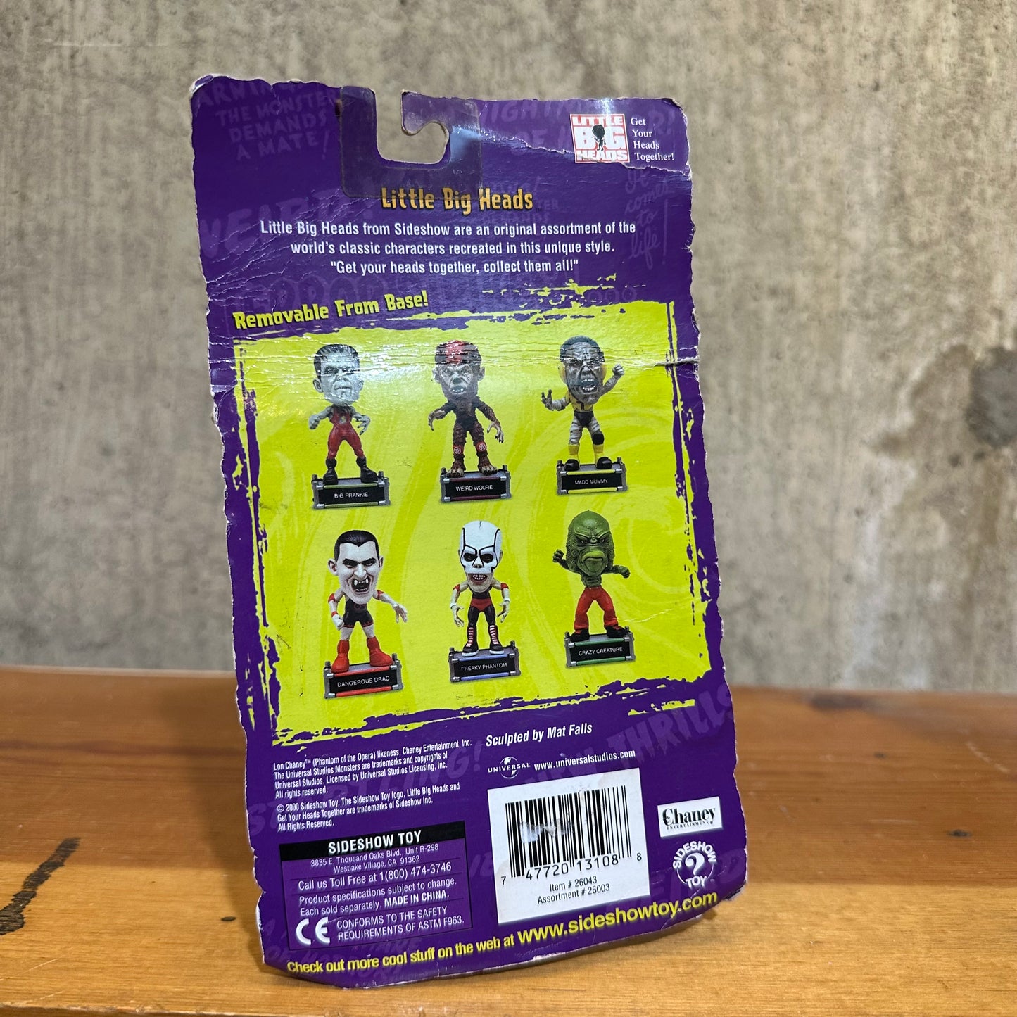 Dracula Little Big Heads Wrestler Sideshow 2000