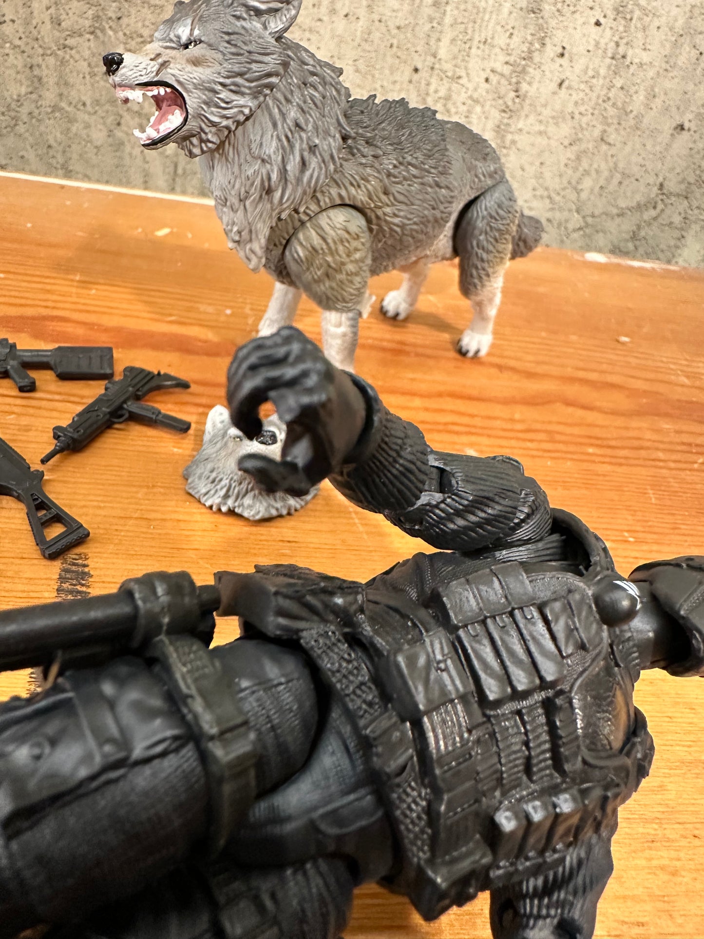 Broken Snake Eyes and Timber Complete Classified GI Joe Action Figure