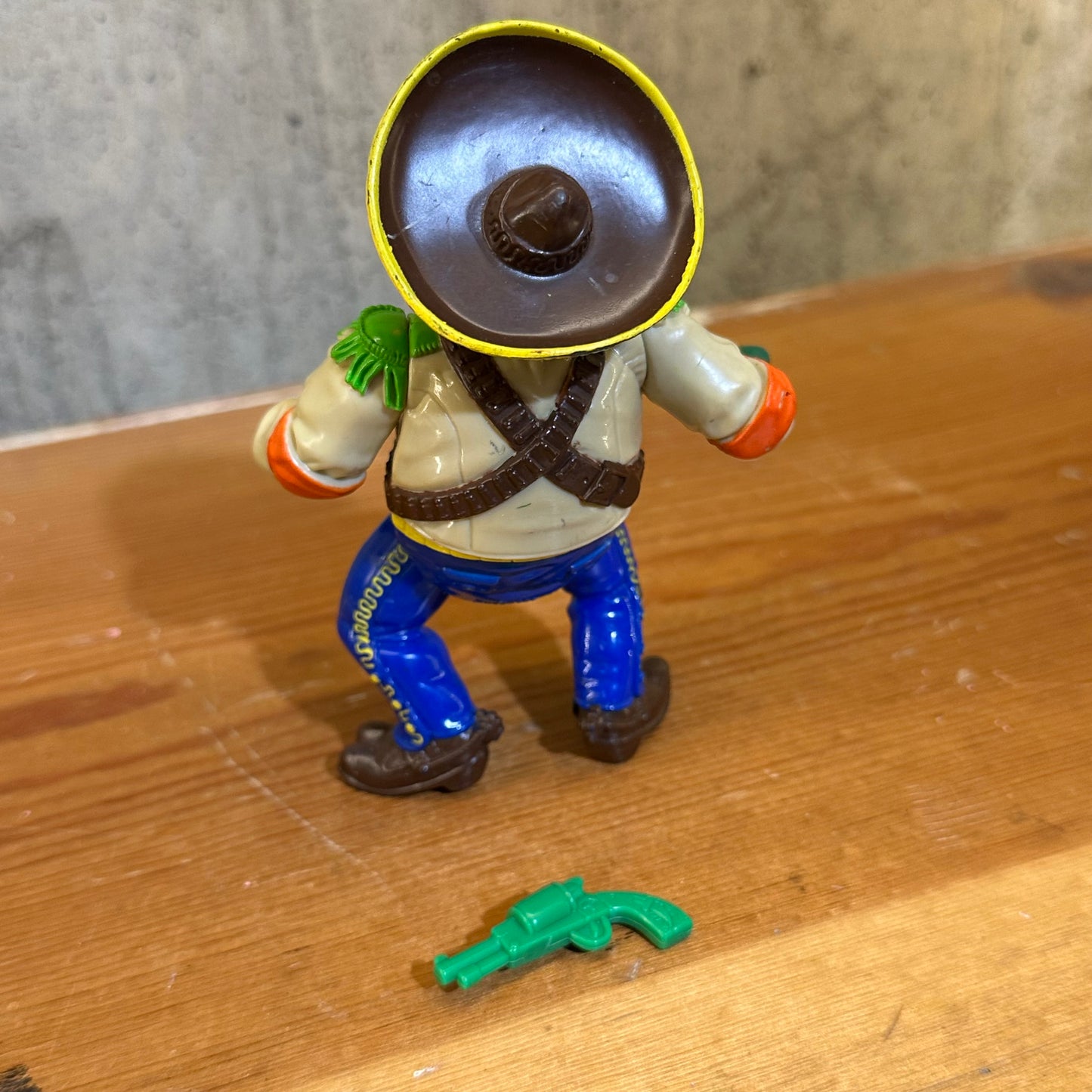 Bandito Bashin’ Mikey TMNT Vintage Ninja Turtles Action Figure Toy