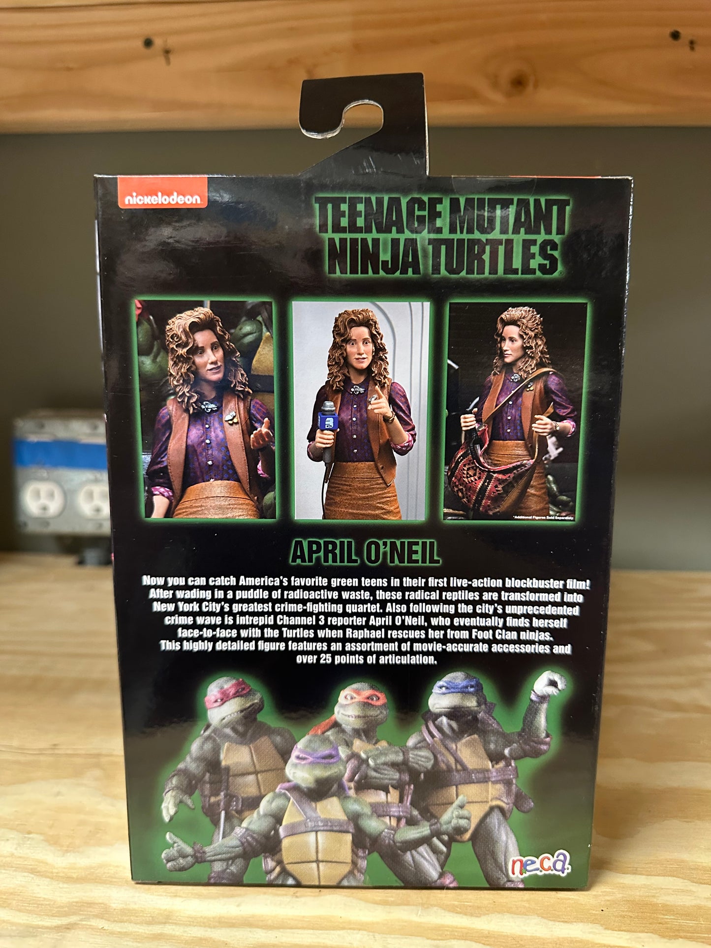 Ultimate April O’Neil Neca TMNT Ninja Turtles Movie Action Figure Toy Sealed