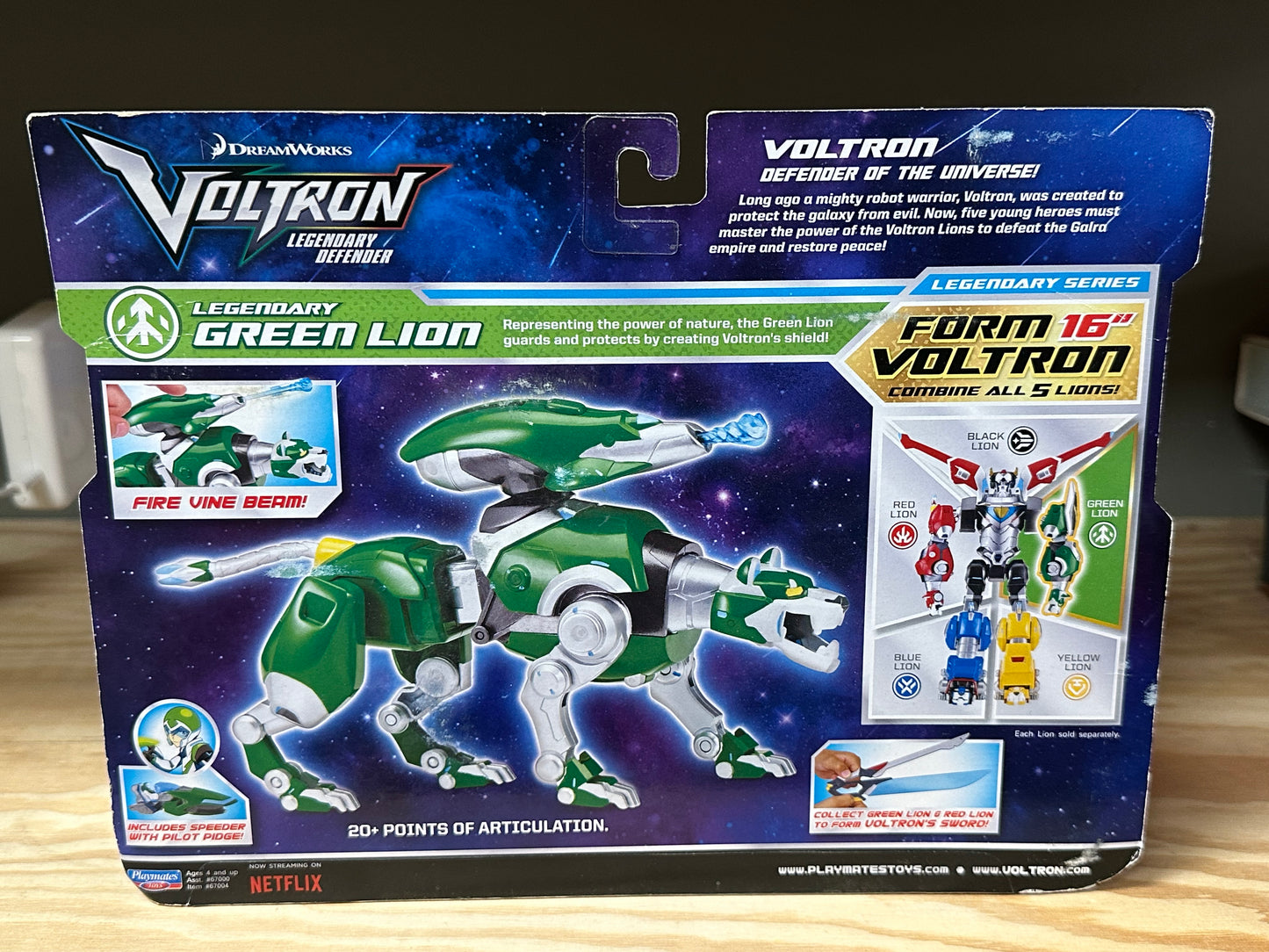 Voltron Green Lion Netflix Legendsry Defender Action Figure Toy Sealed