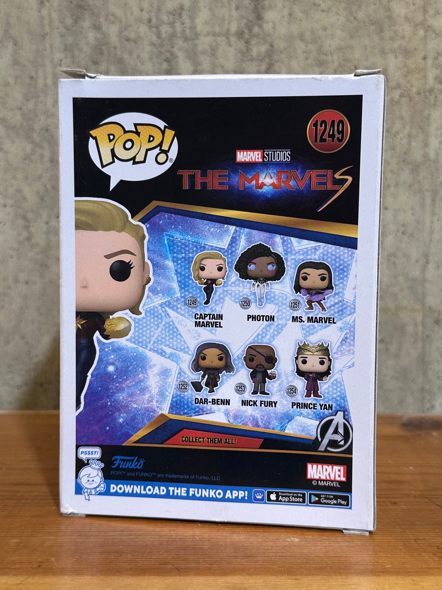 Captain Marvel the Marvels Funko Pop 1249