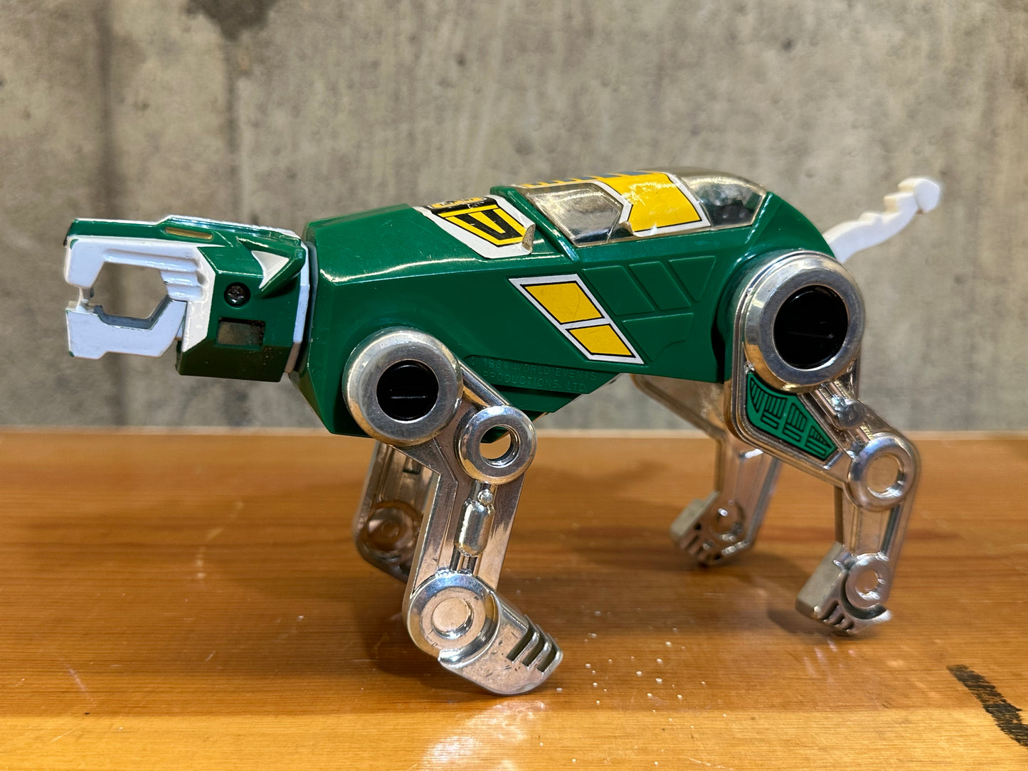 Green Lion Figure Voltron WORLD EVENTS PRODUCTIONS 1984