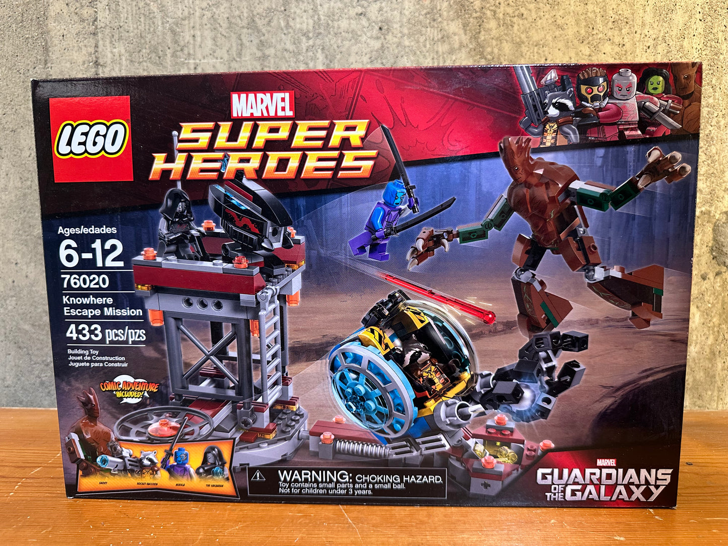 Sealed Lego 76020 Knowhere Escape Mission Marvel Guardians of the Galaxy Set