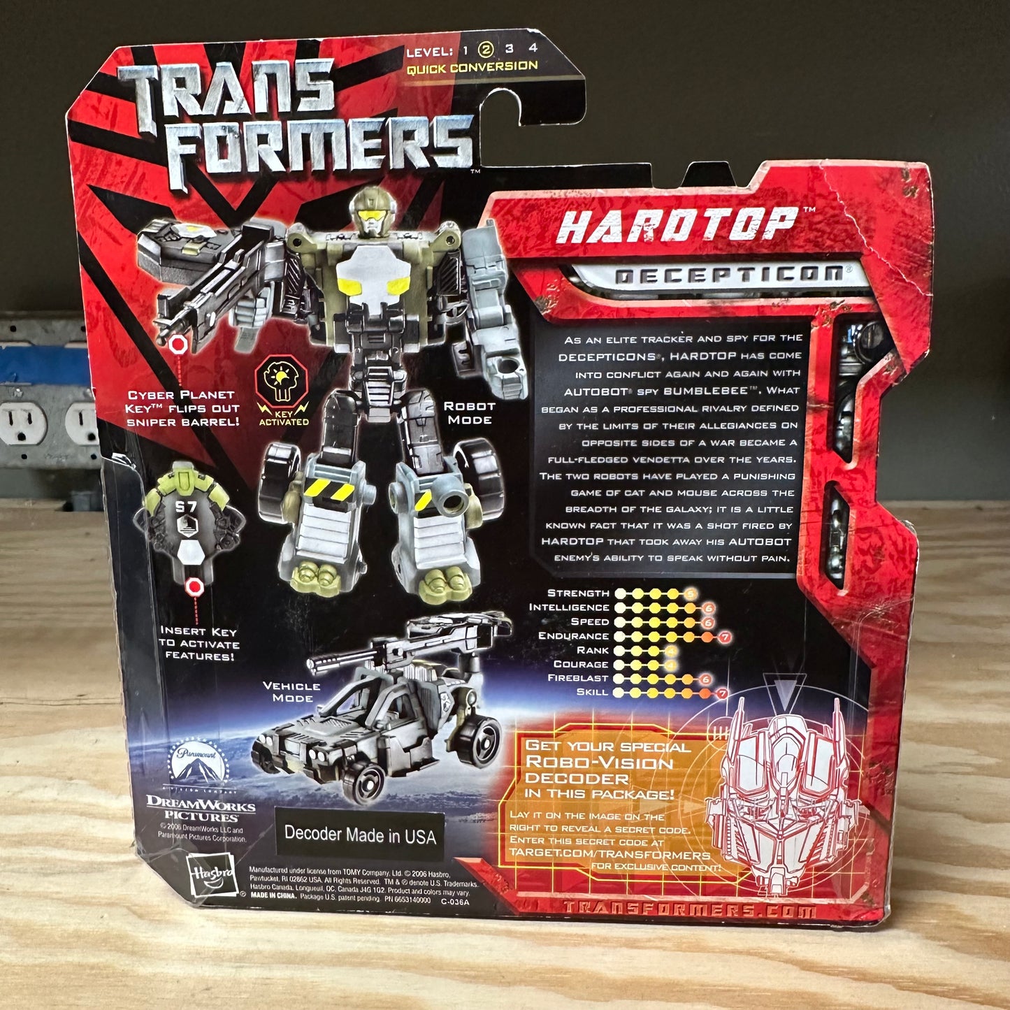 Hardtop Transformers Movie Decepticon Scout Class Action Figure Toy