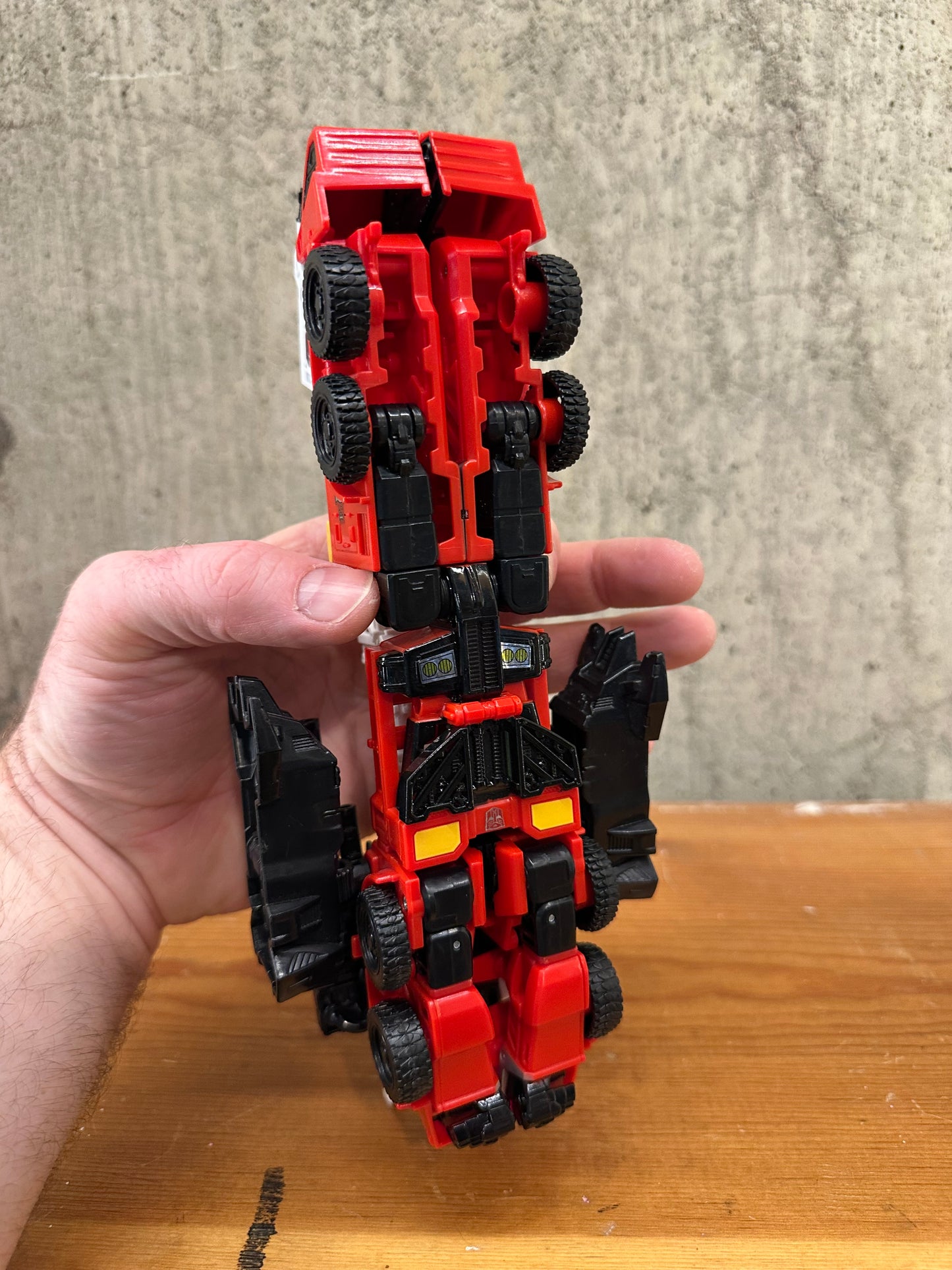 Inferno Transformers Voyager Class Loose Complete POTP Action Figure Toy Robot Autobot