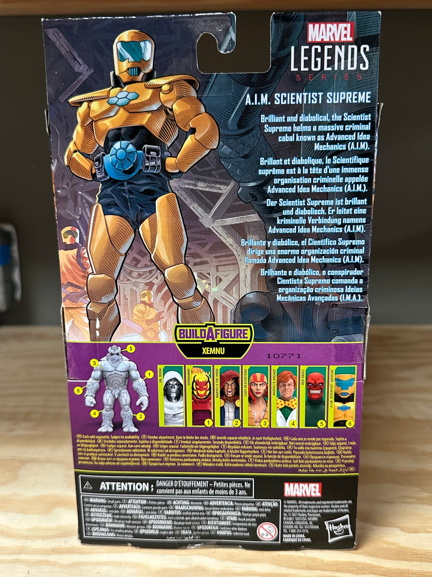 Marvel Legends AIM Scientist Supreme Sealed Action Figure Toy Xemnu Wave