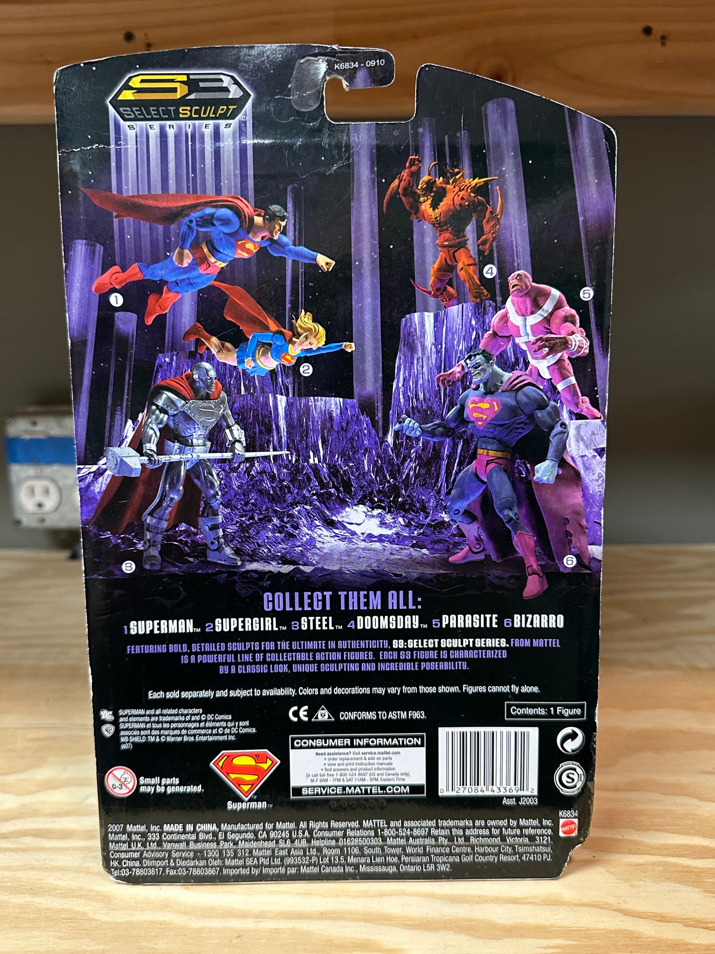 Superman DC Comics Super Heroes Comic Style with Diorama MOC Action Figure Toy
