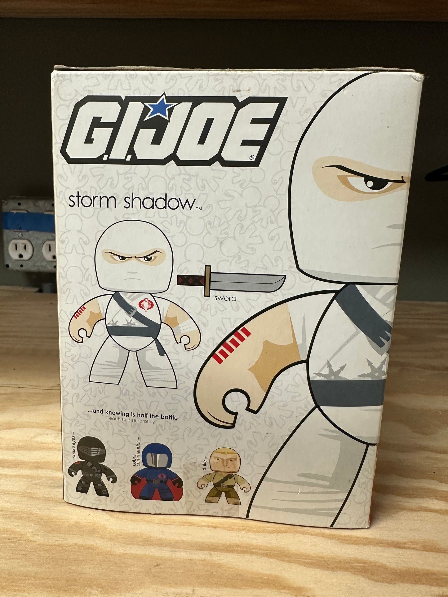 Storm Shadow GI Joe Mighty Muggs Sealed Vinyl Figure