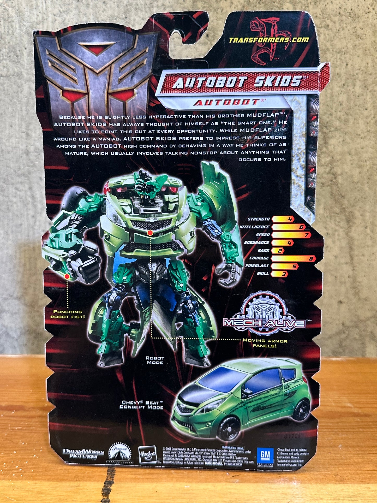 Skids Transformers ROTF Movie Sealed MOX Action Figure
