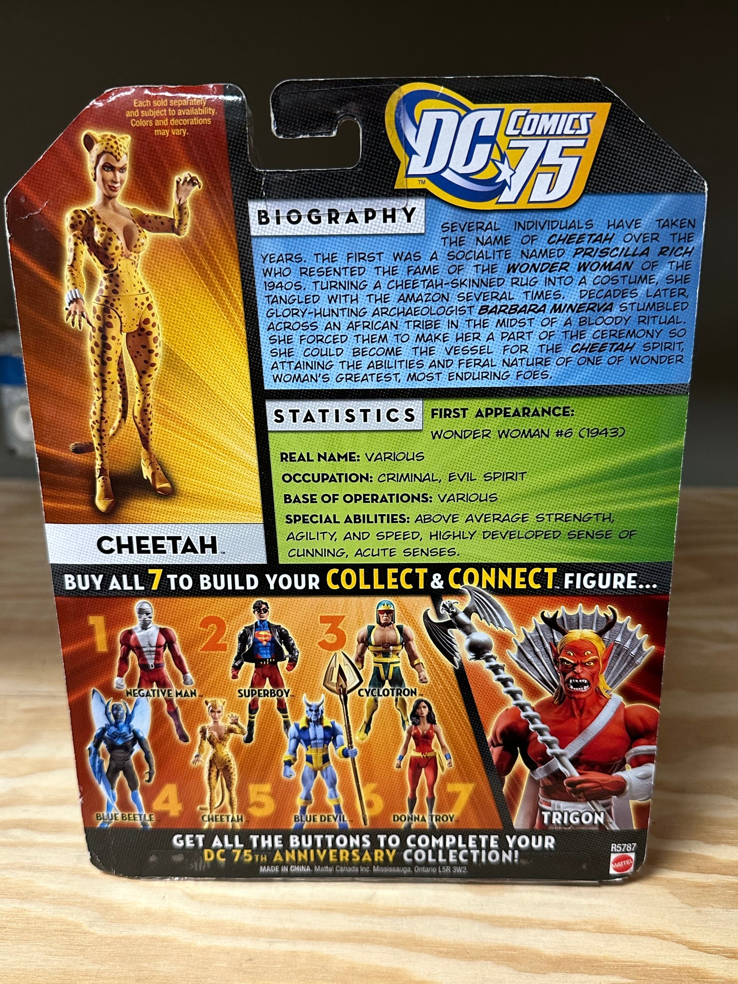 Cheetah DC Classics Sealed Action Figure Toy DC Comics