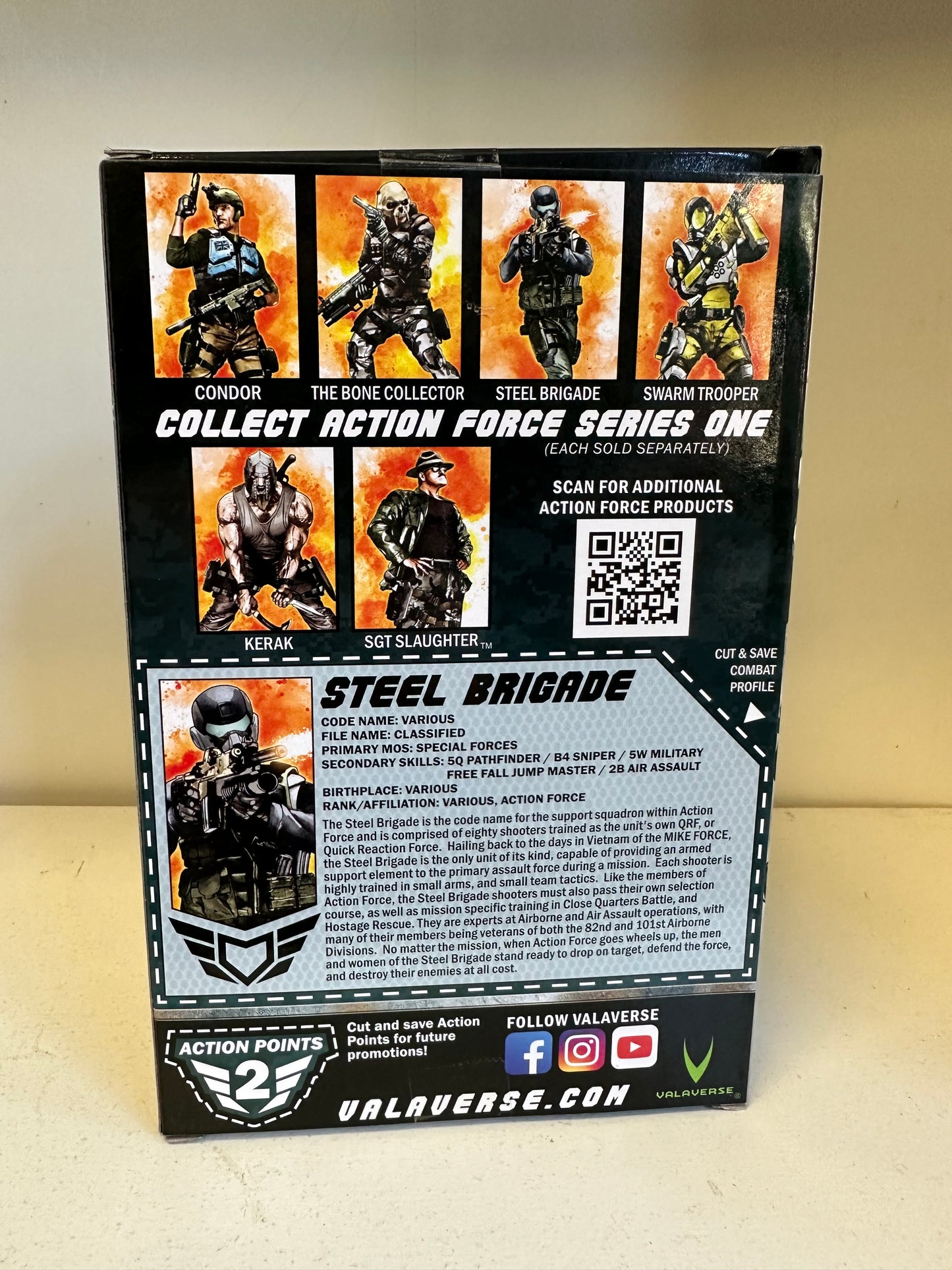 Valaverse Action Force Steel Brigade Sealed Box