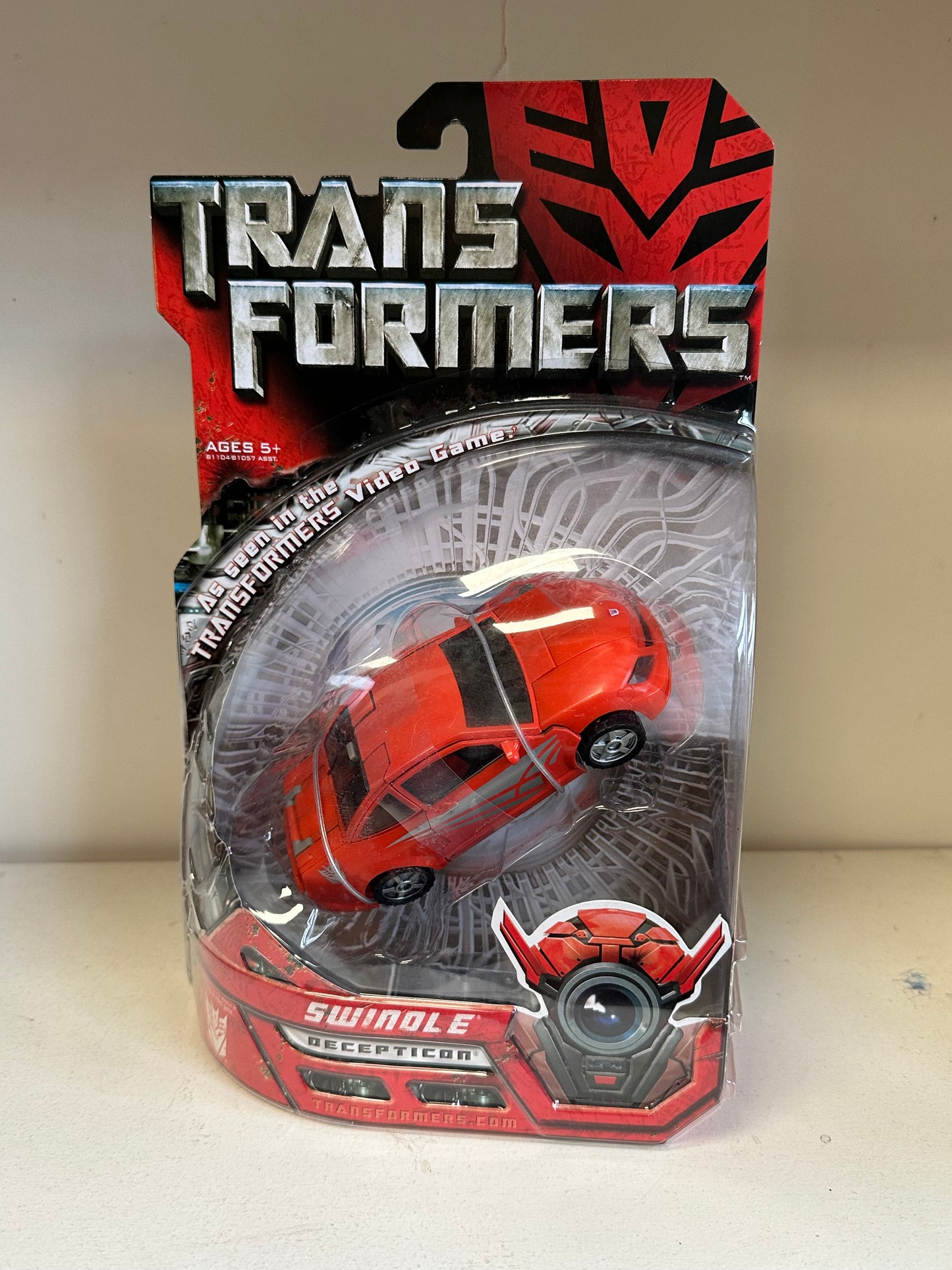 Swindle Movie Transformers Deluxe Class Action Figure Toy MOC