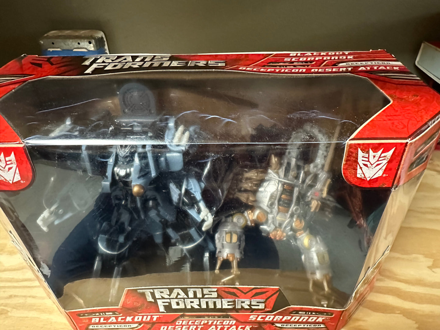 Blackout Scorponok Transformers Movie Decepticon Desert Attack Sealed Set