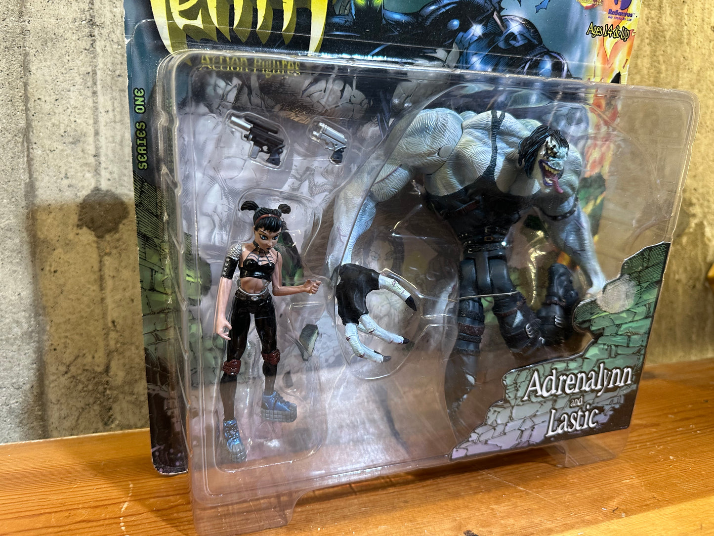 The Tenth Adrenalynn & Lastic ReSaurus Action Figures 1999 Comic