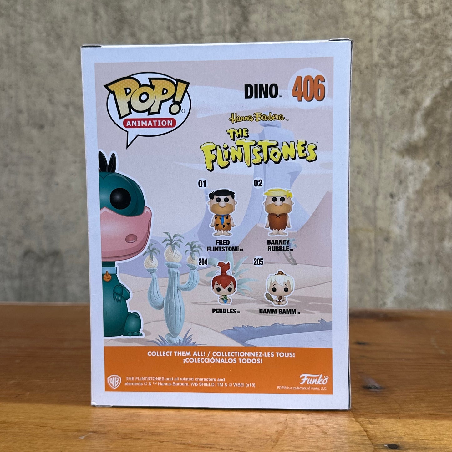Dino Green Funko Pop! The Flintstones #406 2500 Pieces Funko Shop Exclusive