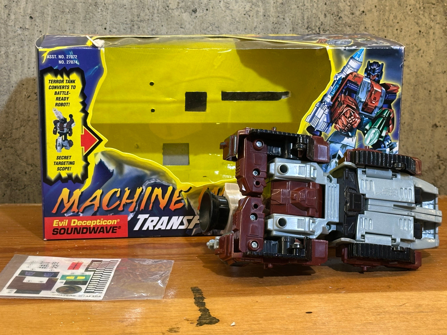 Soundwave Transformers Machine Wars Complete with Box and insert