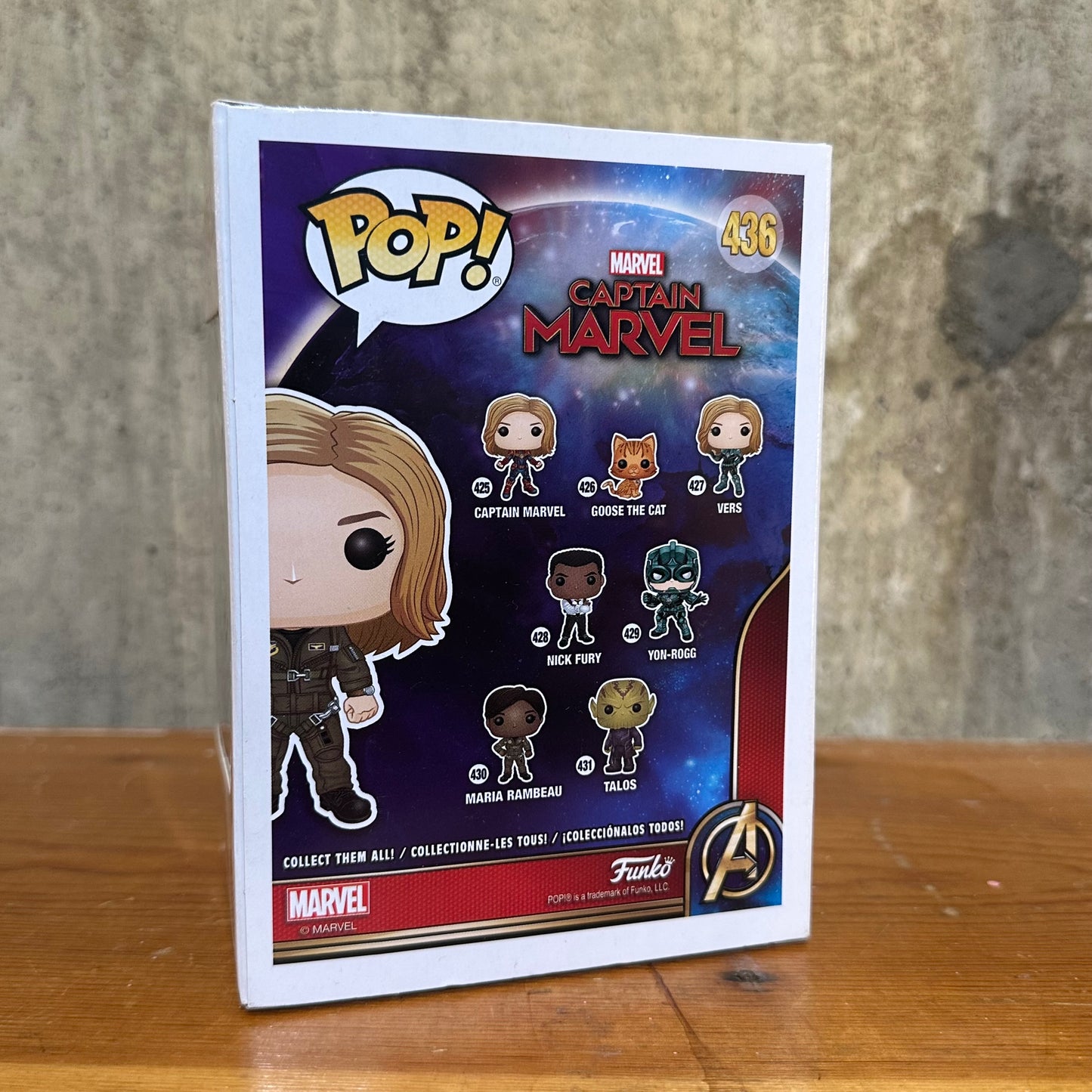 Carol Danvers Marvel Funko Pop