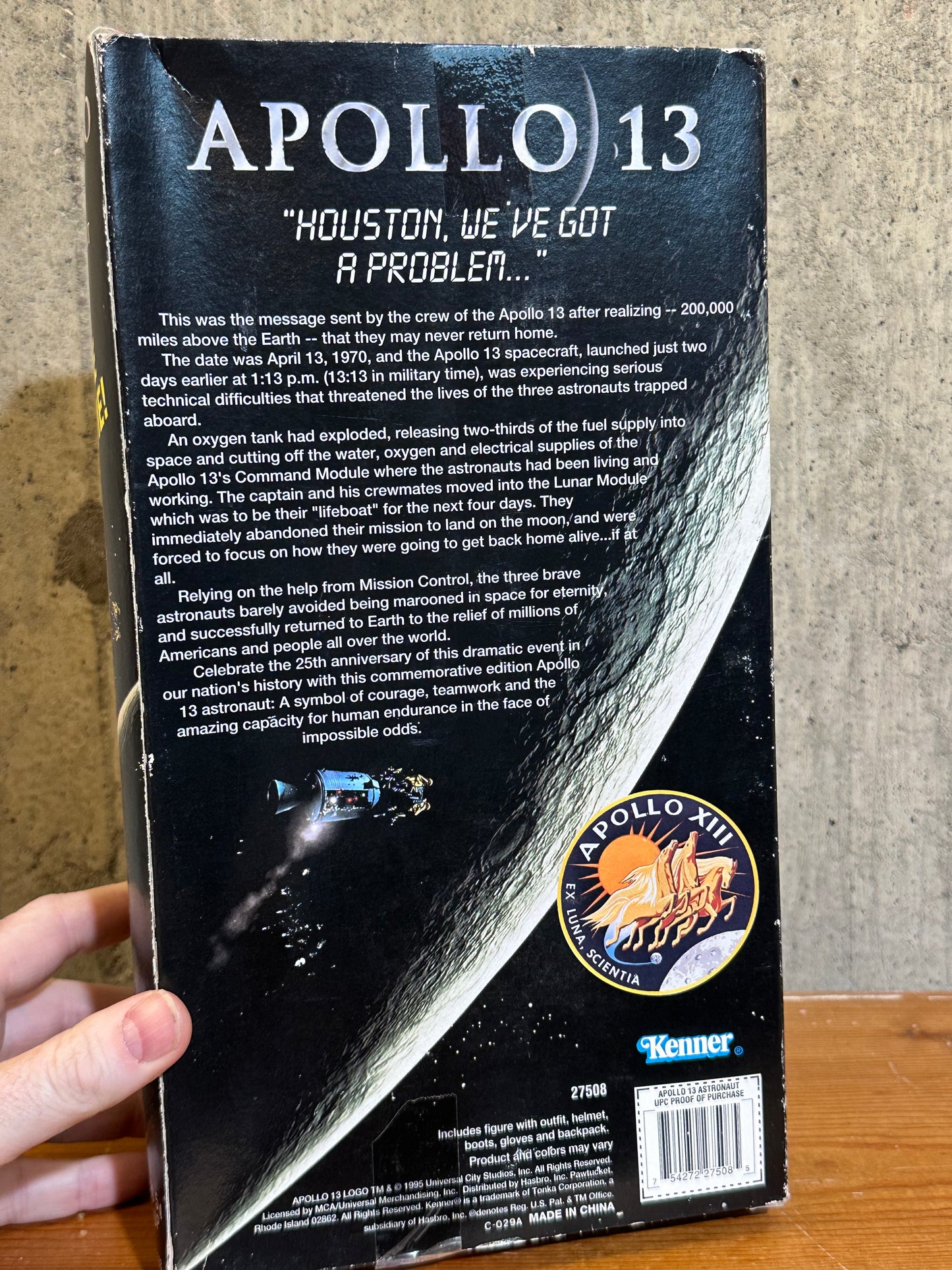 Apollo 13 Commemorative Astronaut 1995 Kenner 12” Doll