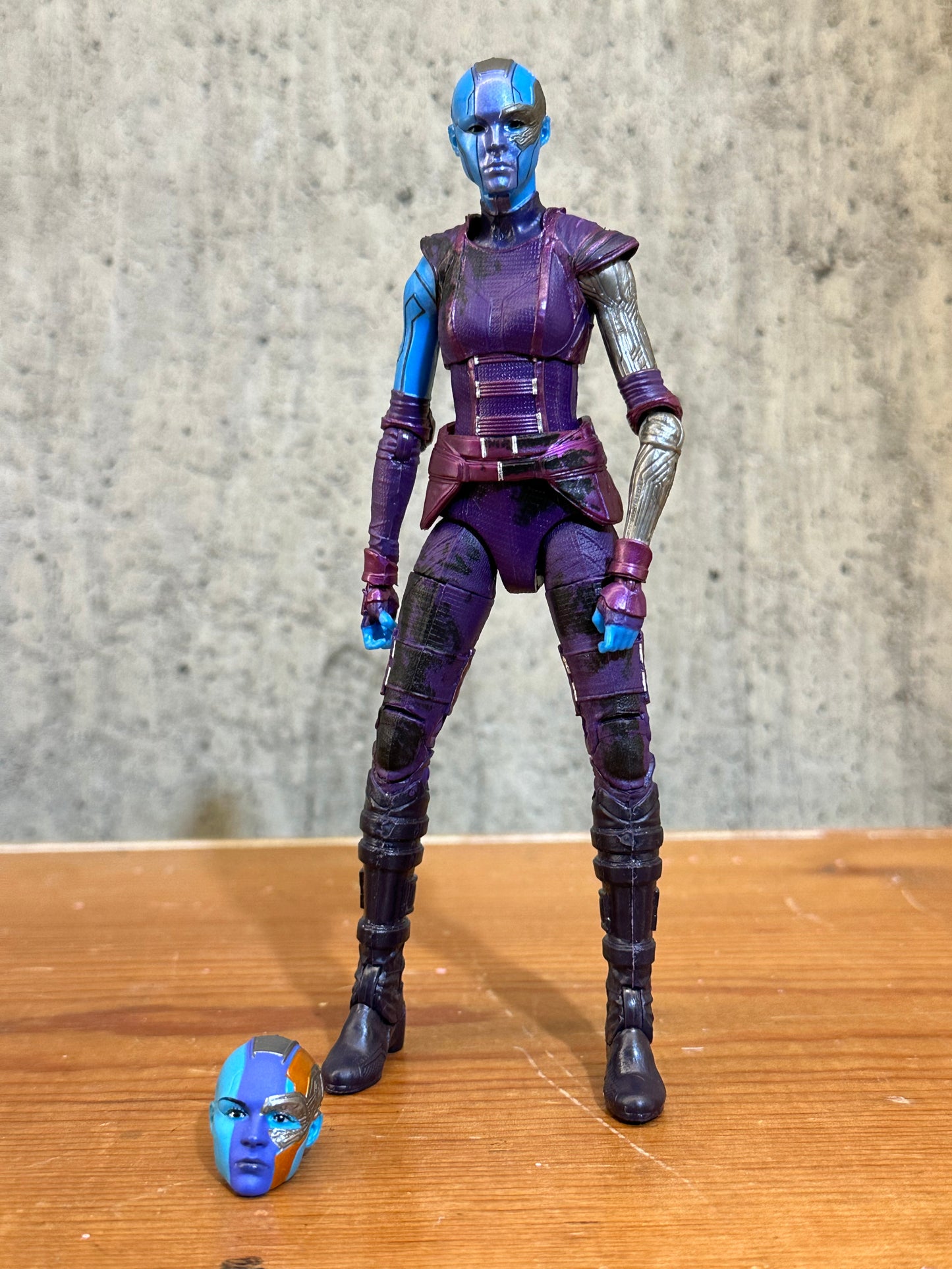 Nebula Marvel Legends incomplete 6” Action Figure Toy