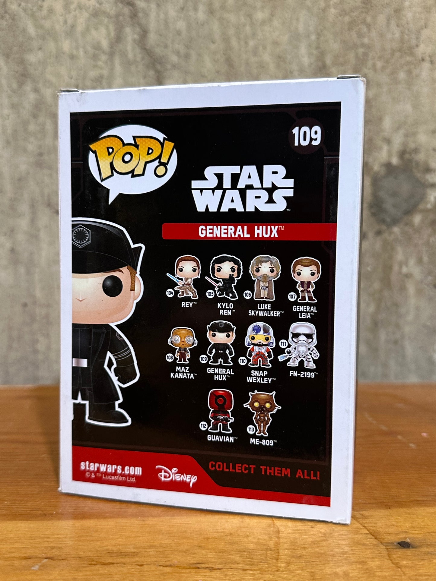 General Hux Star Wars Funko Pop 109