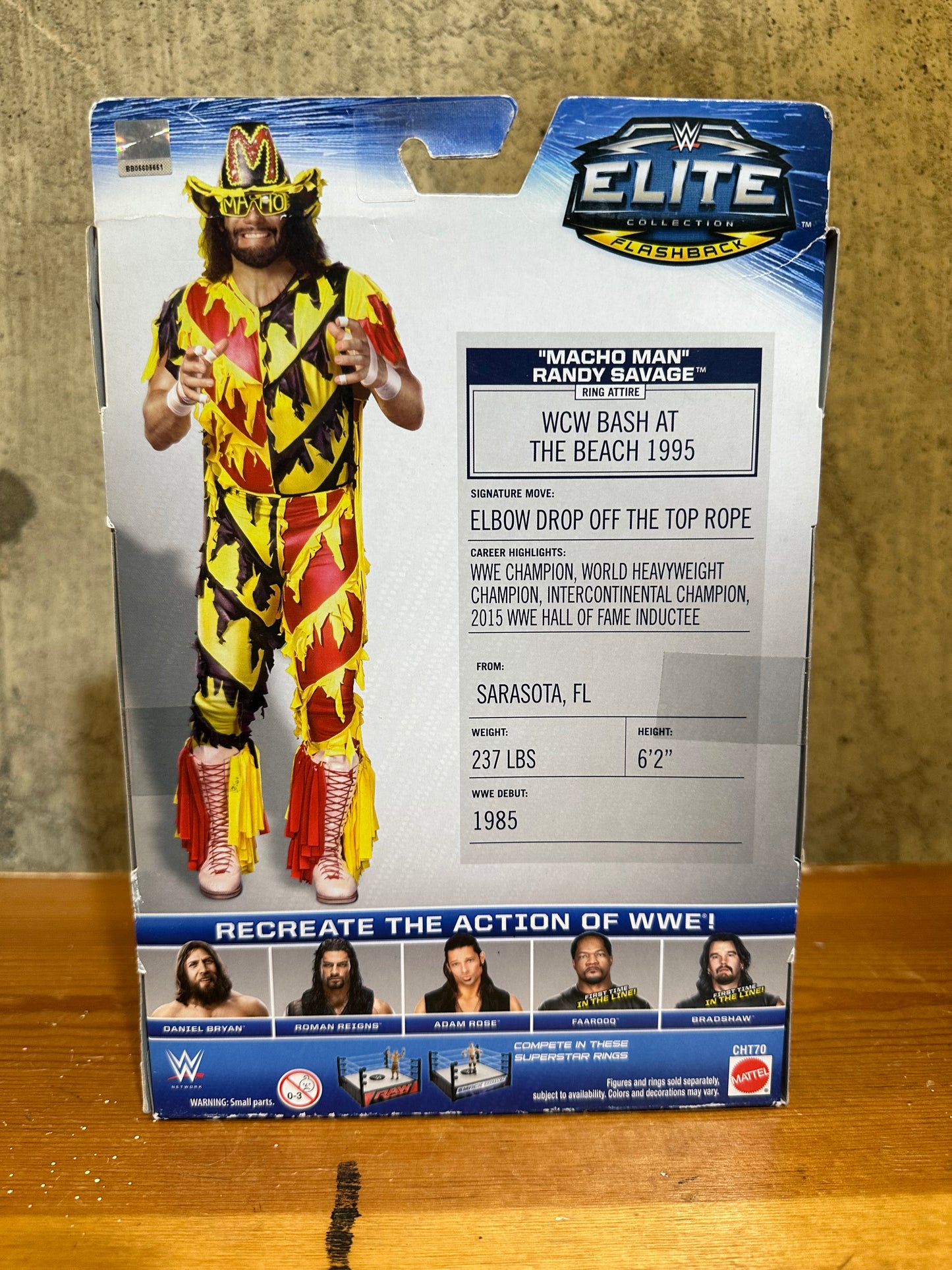 WWE MACHO MAN RANDY SAVAGE ELITE COLLECTION SERIES 38 NIB UNOPENED MATTEL 2015 WWF