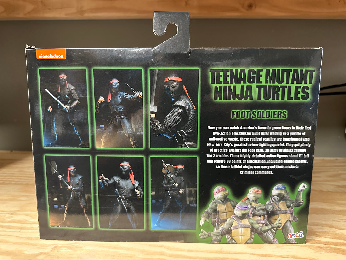 Foot Soldiers Neca TMNT Movie Ninja Turtles Action Figure toy