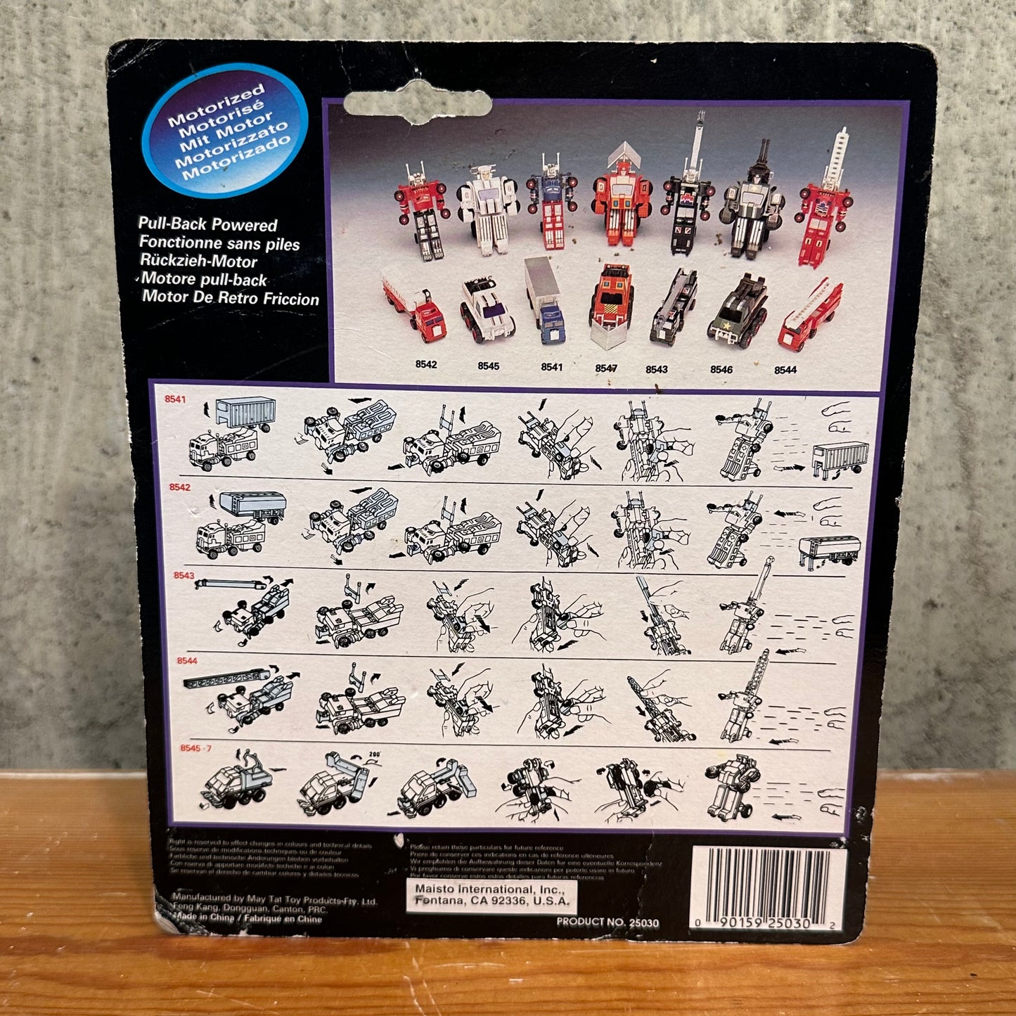 Mega MotoBot Dyno Drive 8544 KO Transformer Vintage Toy Robot Ladder Fire Truck May Tat Toy