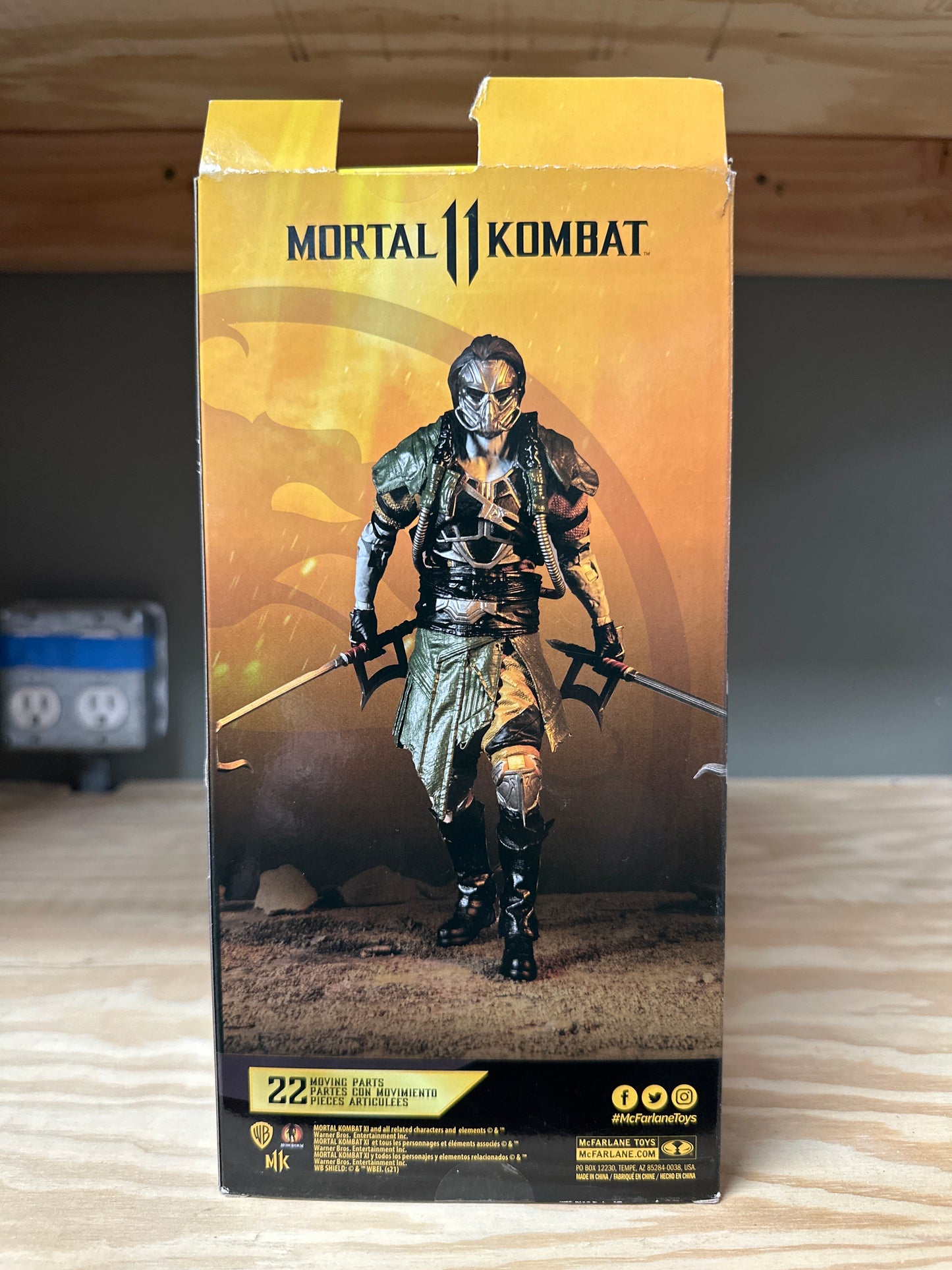 Mortal Kombat 2 Sealed Kabal McFarlane Action Figure Toy