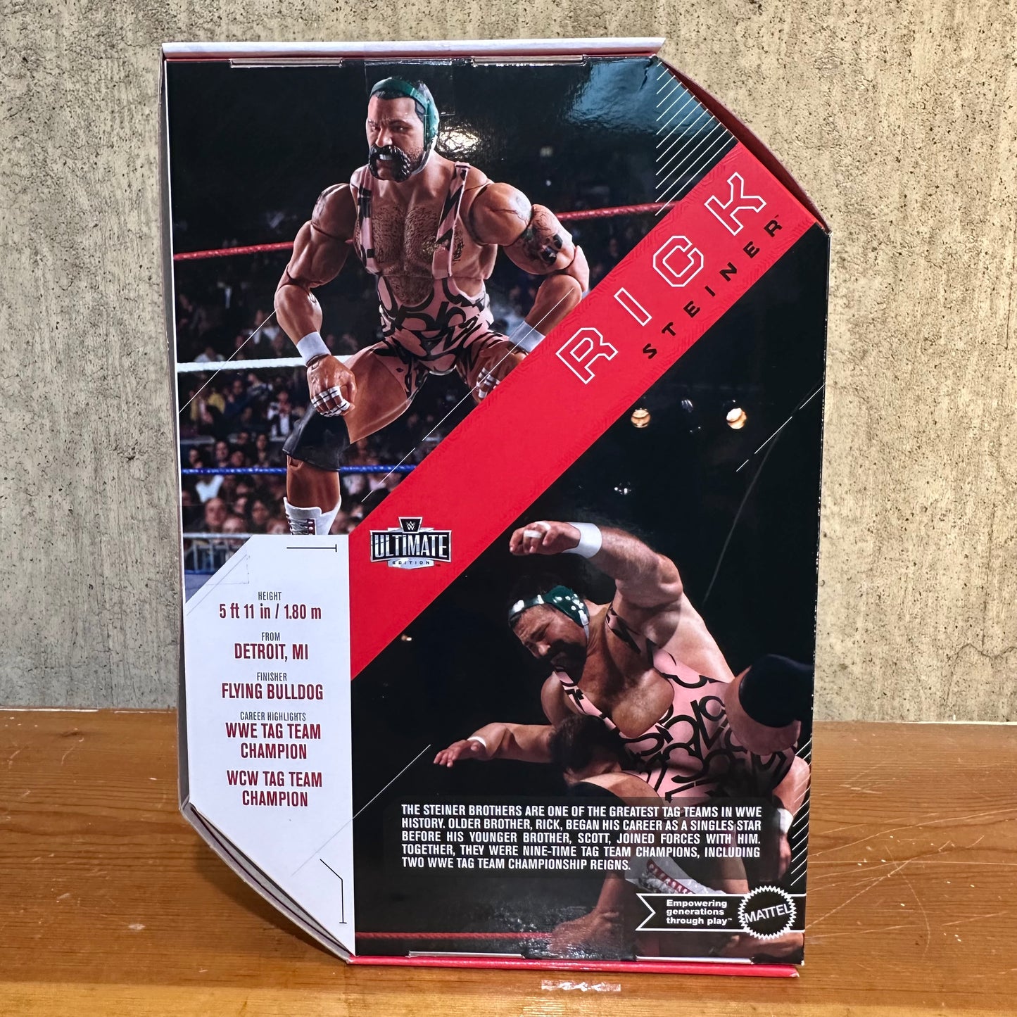 Rick Steiner WWE Mattel Ultimate Edition Ringside Exclusive Action Figure WCW WWF Sealed