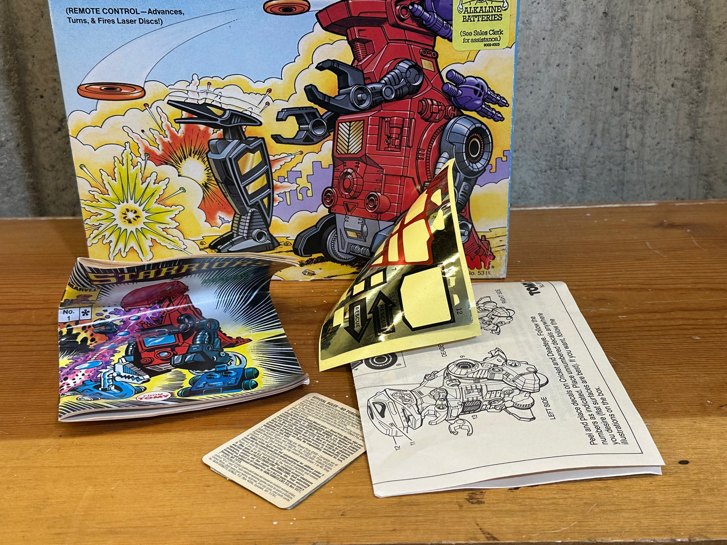 Cosmittor Starriors Complete in Box Vintage Tomy Robot 80’s Toy