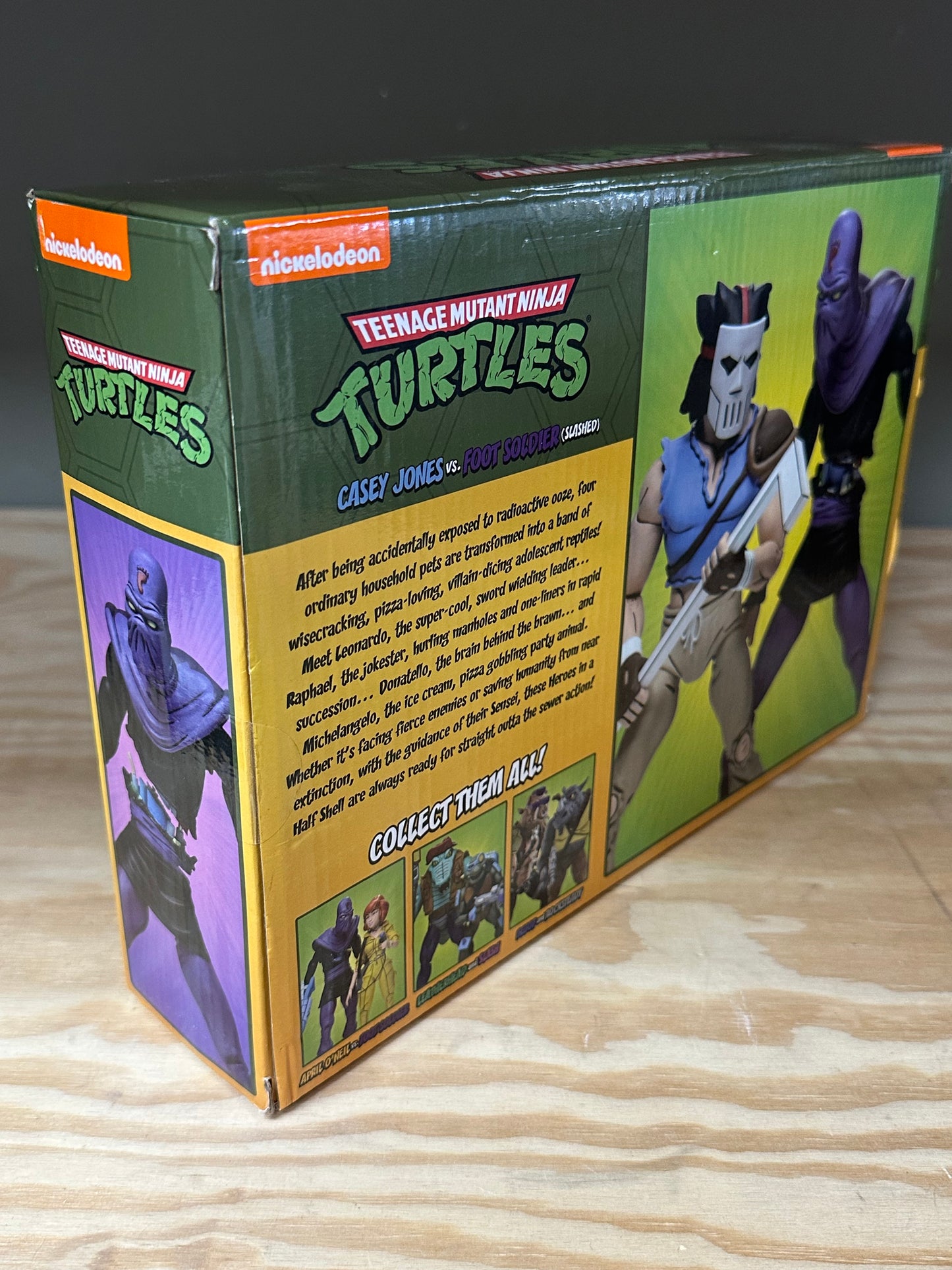 Casey Jones Slashed Foot Soldier Neca TMNT 2-Pack Sealed Ninja Turtles