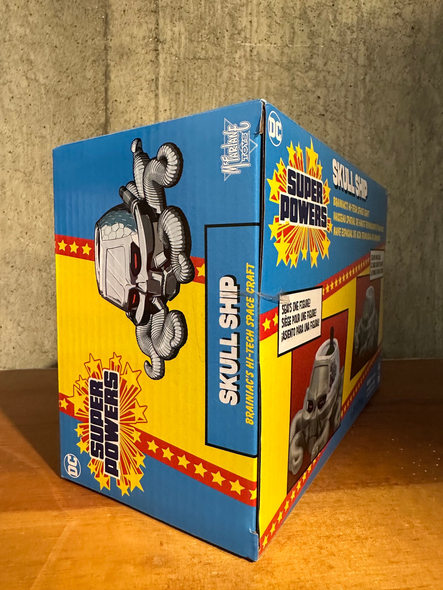 Skull Ship Super Powers DC Comics Sealed Brainiac’s Space Craft