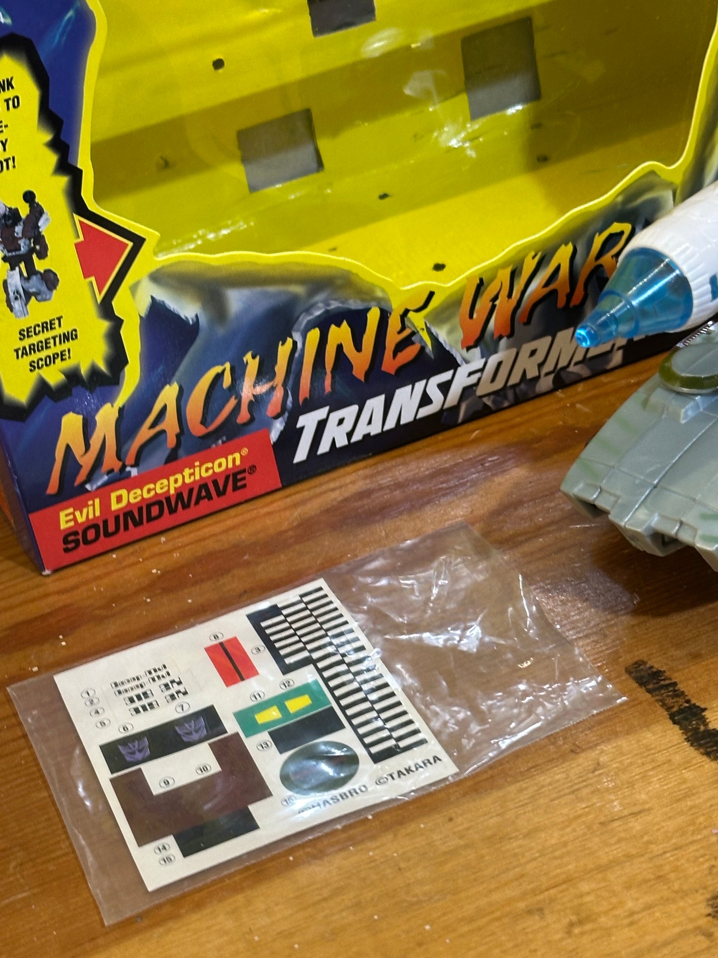 Soundwave Transformers Machine Wars Complete with Box and insert