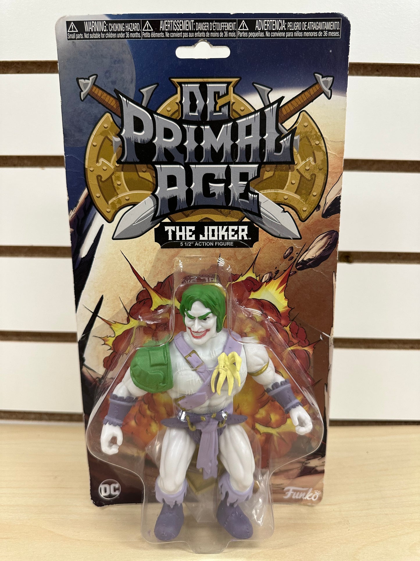 The Joker DC Comics Primal Age 5.5” Action Figure MOC Funko