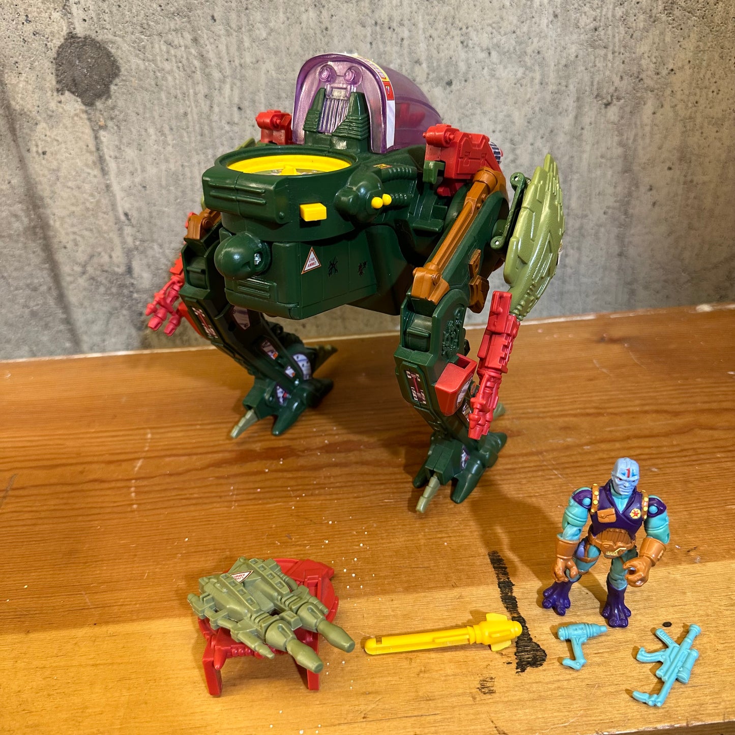 Exo Squad Marsala Rapid Assault Light Attack E-Frame 1994 Near Complete