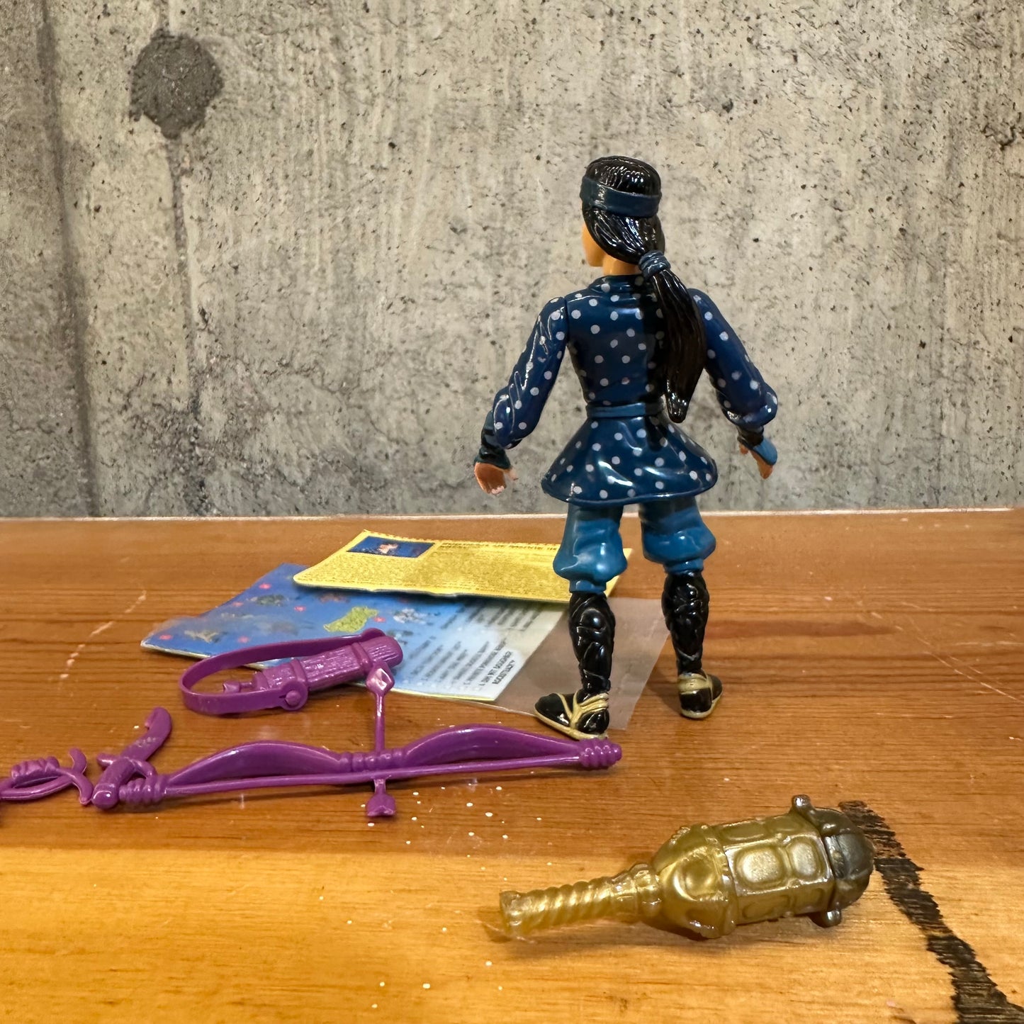 Princess Mitsu TMNT Movie 3 Complete Vintage Action Figure Toy