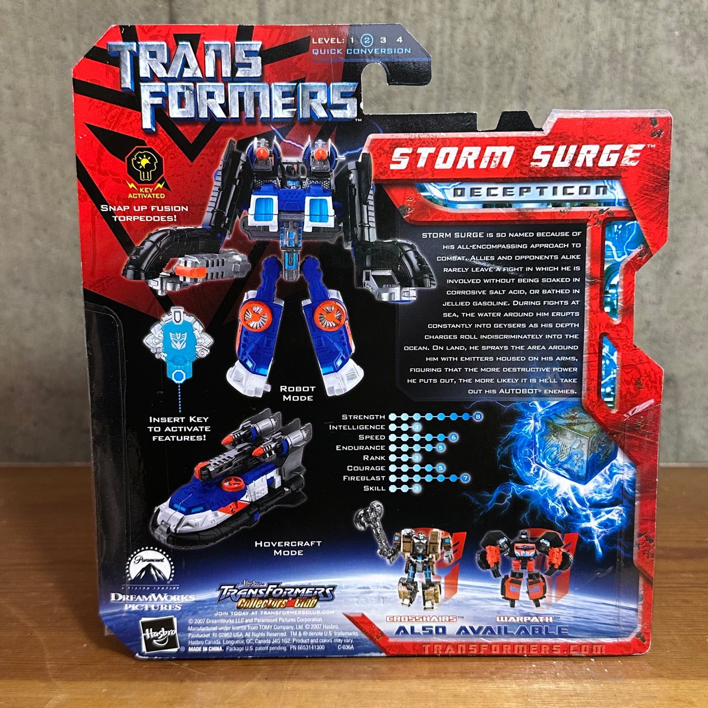 Storm Surge Transformers Movie Scout Class Action Figure Toy