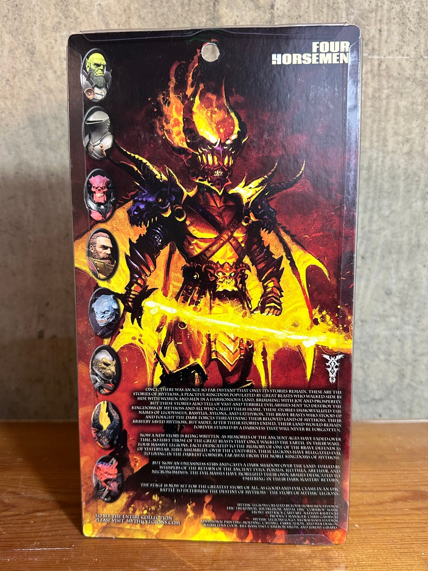 Mythic Legions Vitus Four Horsemen Action Figure Collectible Toy