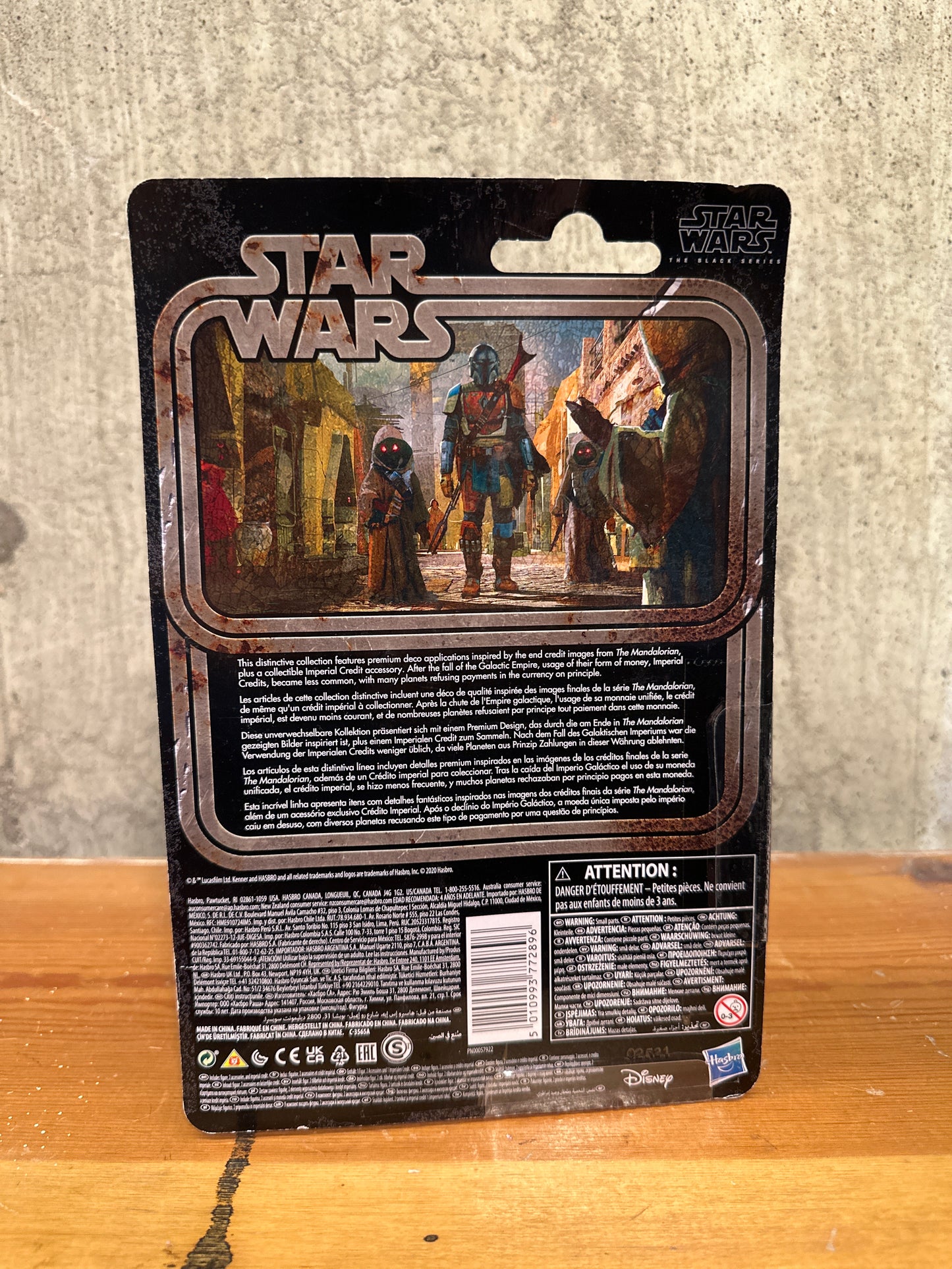 Star Wars Black Series 6” Mandalorian Disney TV Series Action Figure Toy