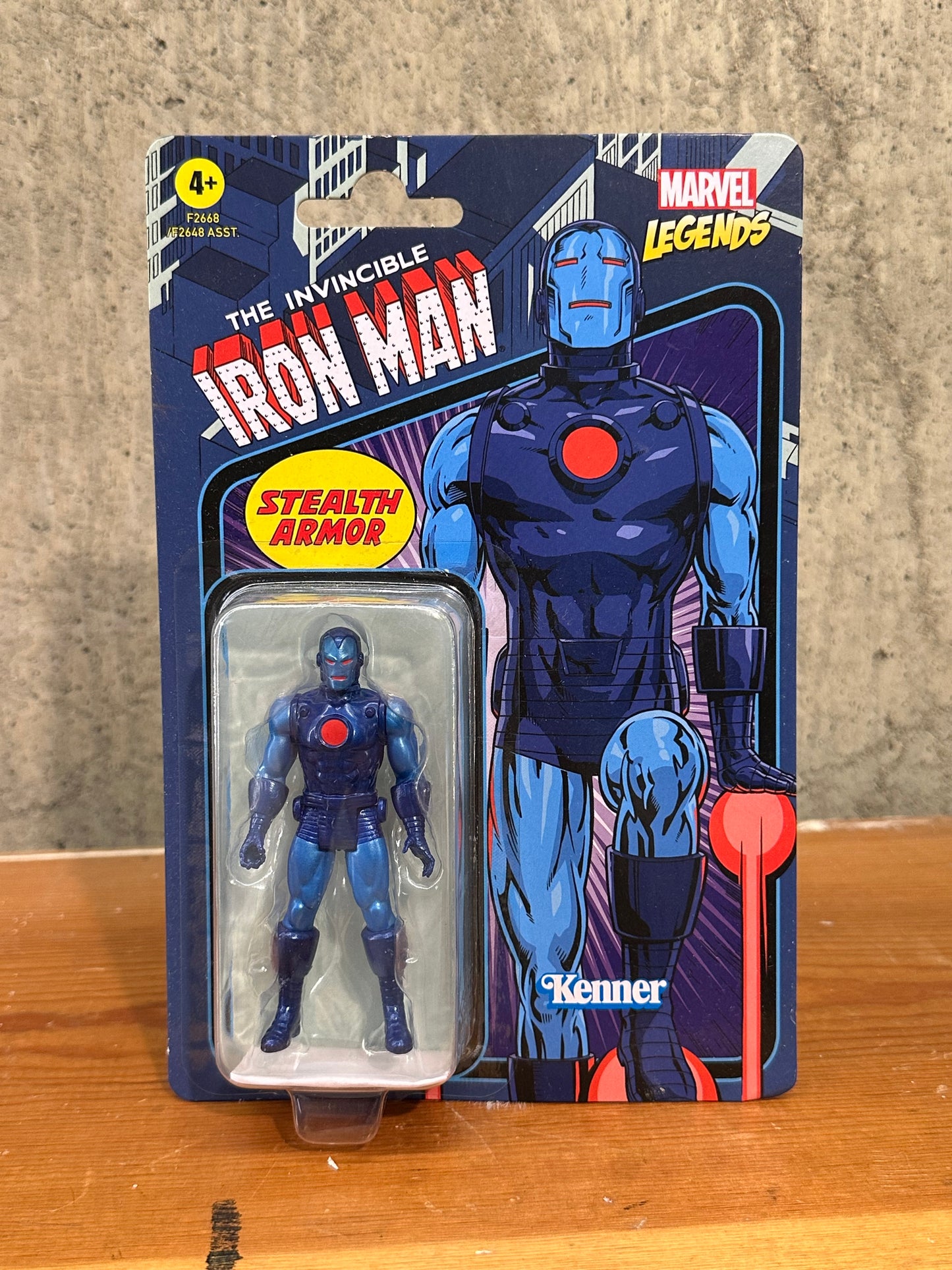 Stealth Iron Man Kenner 3.75” Marvel Legends Action Figure MOC 2021