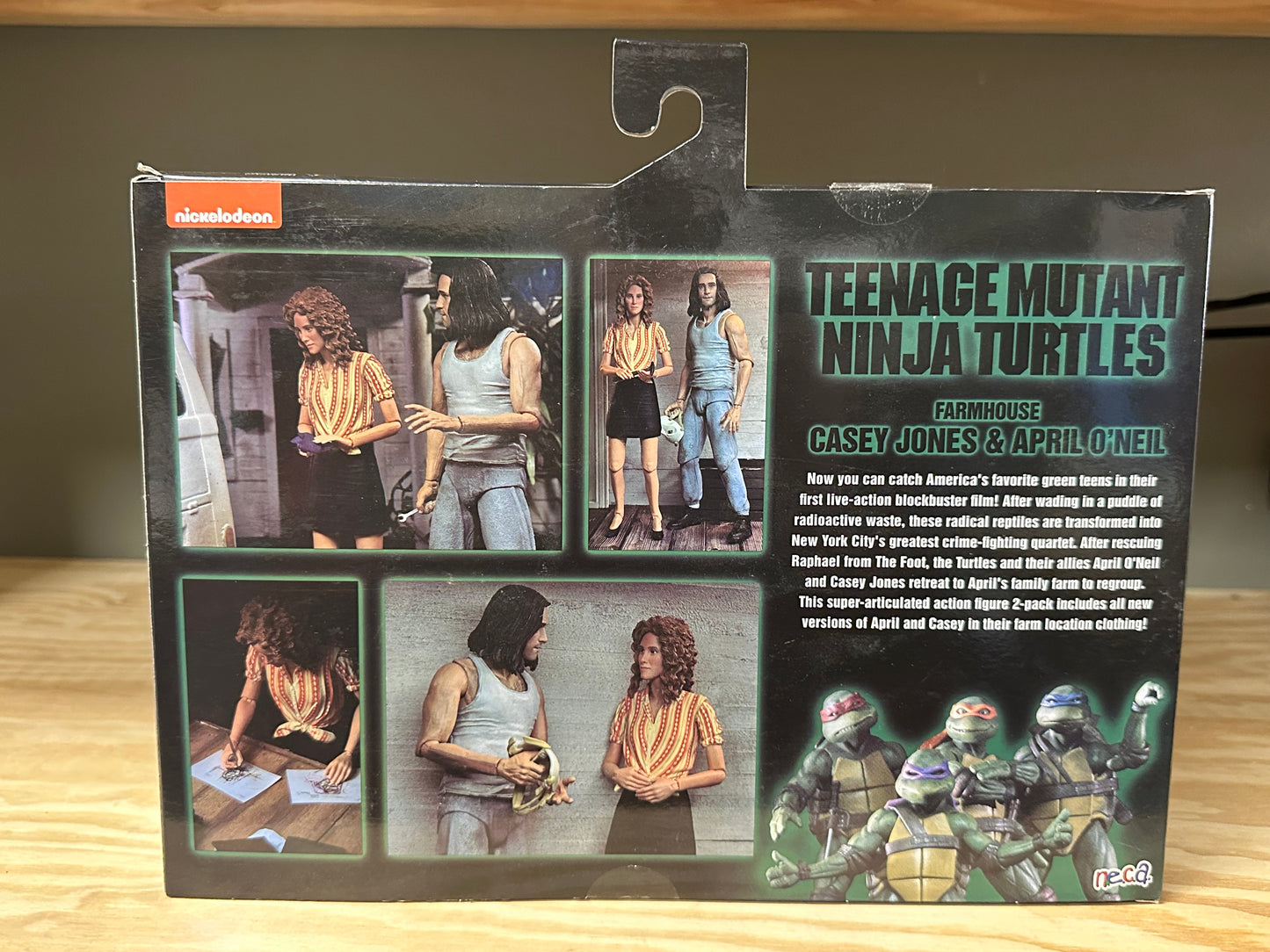 Casey Jones and April O’Neil Neca TMNT 2-Pack Ninja Turtles Action Figure Set Open Box Unused