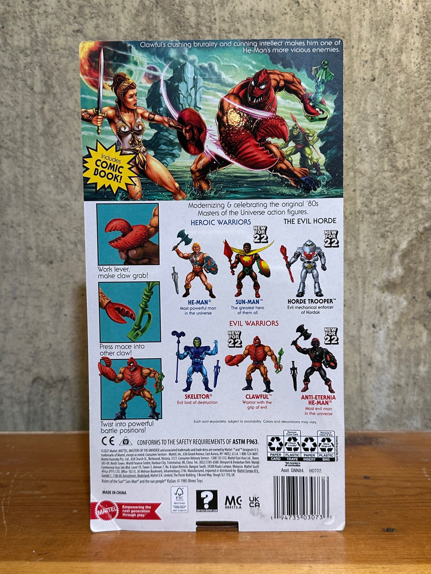 Clawful MOTU Origins Masters of the Universe Action Figure - Unpunched